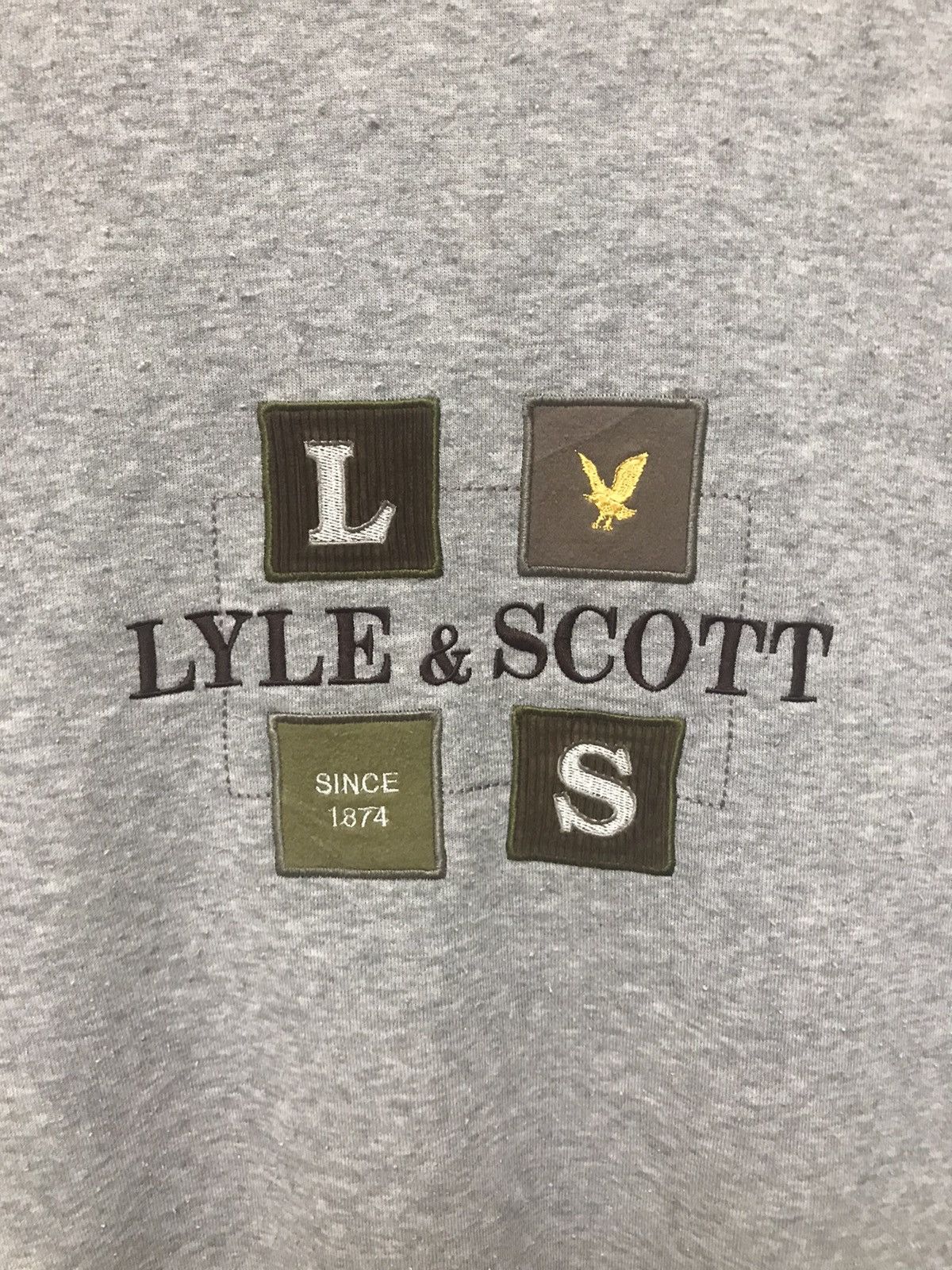 Japanese Brand Vintage LYLE & SCOTT Sweatshirt Big Logo Crewneck Pullover Size US L / EU 52-54 / 3 - 3 Thumbnail