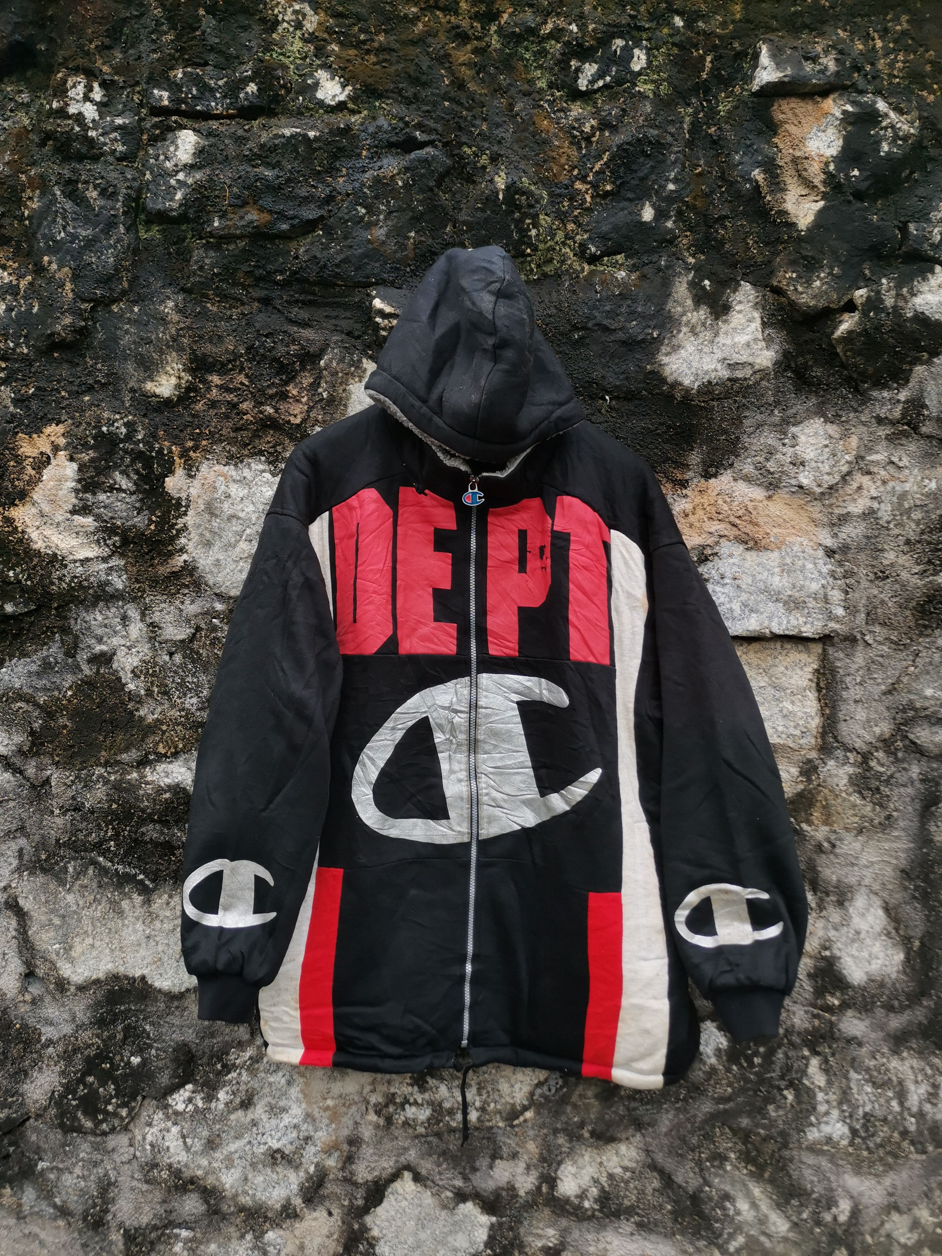 Champion × DressCamp Dress Camp x Champion full zipper hoodie