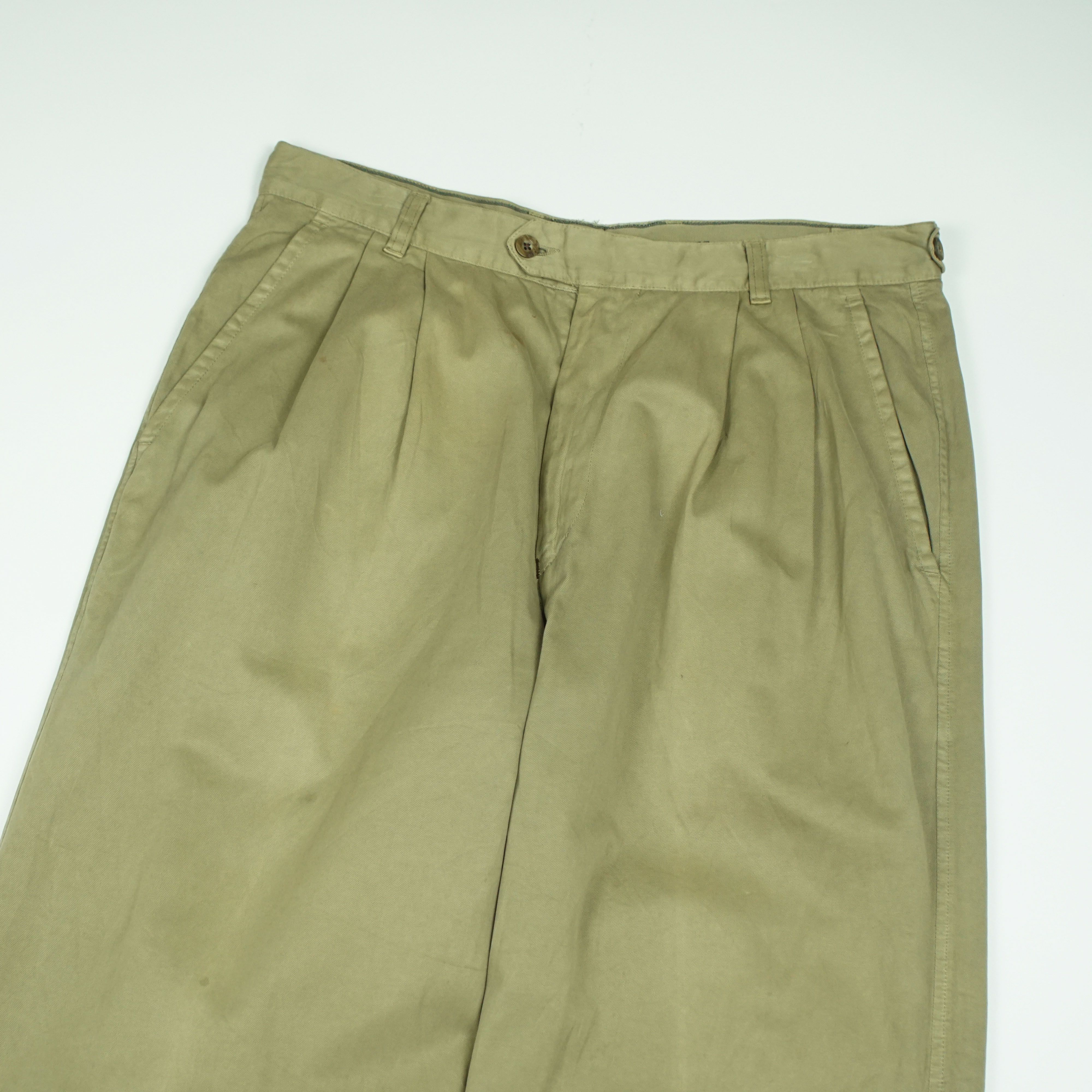 Ermenegildo Zegna *NoTariff Ermenegildo Zegna Khaki Pants Size US 34 / EU 50 - 3 Thumbnail