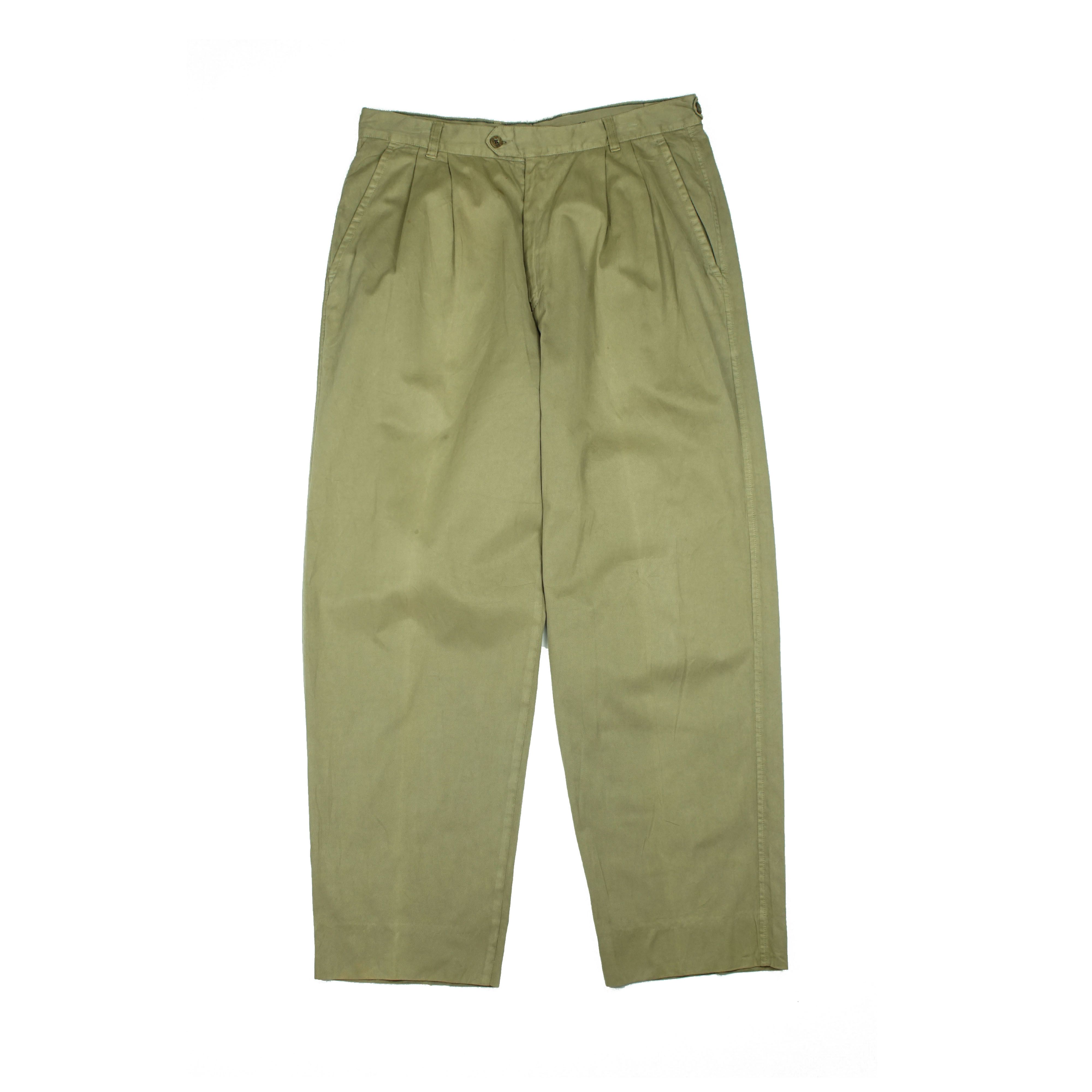 Ermenegildo Zegna *NoTariff Ermenegildo Zegna Khaki Pants Size US 34 / EU 50 - 1 Thumbnail