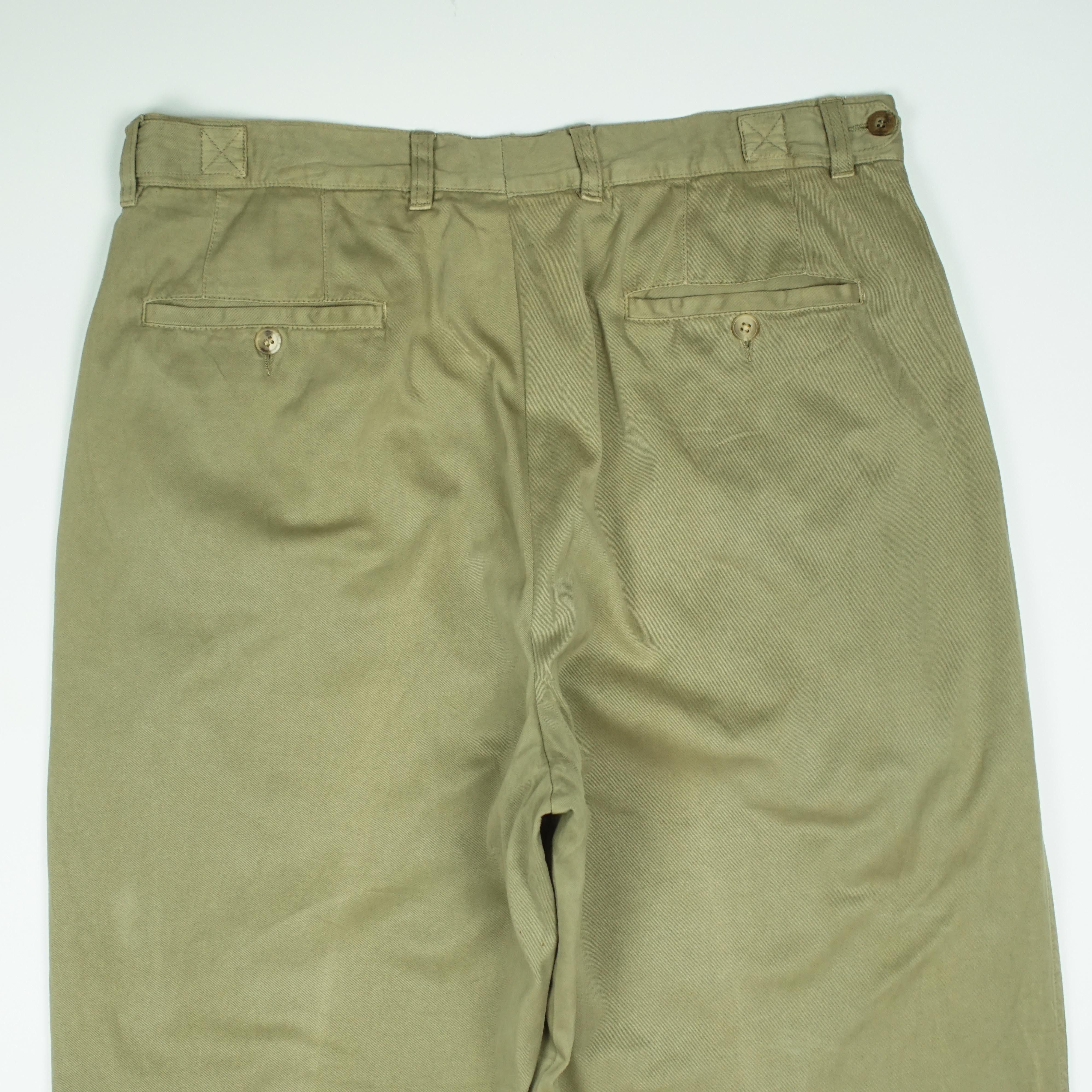 Ermenegildo Zegna *NoTariff Ermenegildo Zegna Khaki Pants Size US 34 / EU 50 - 5 Thumbnail