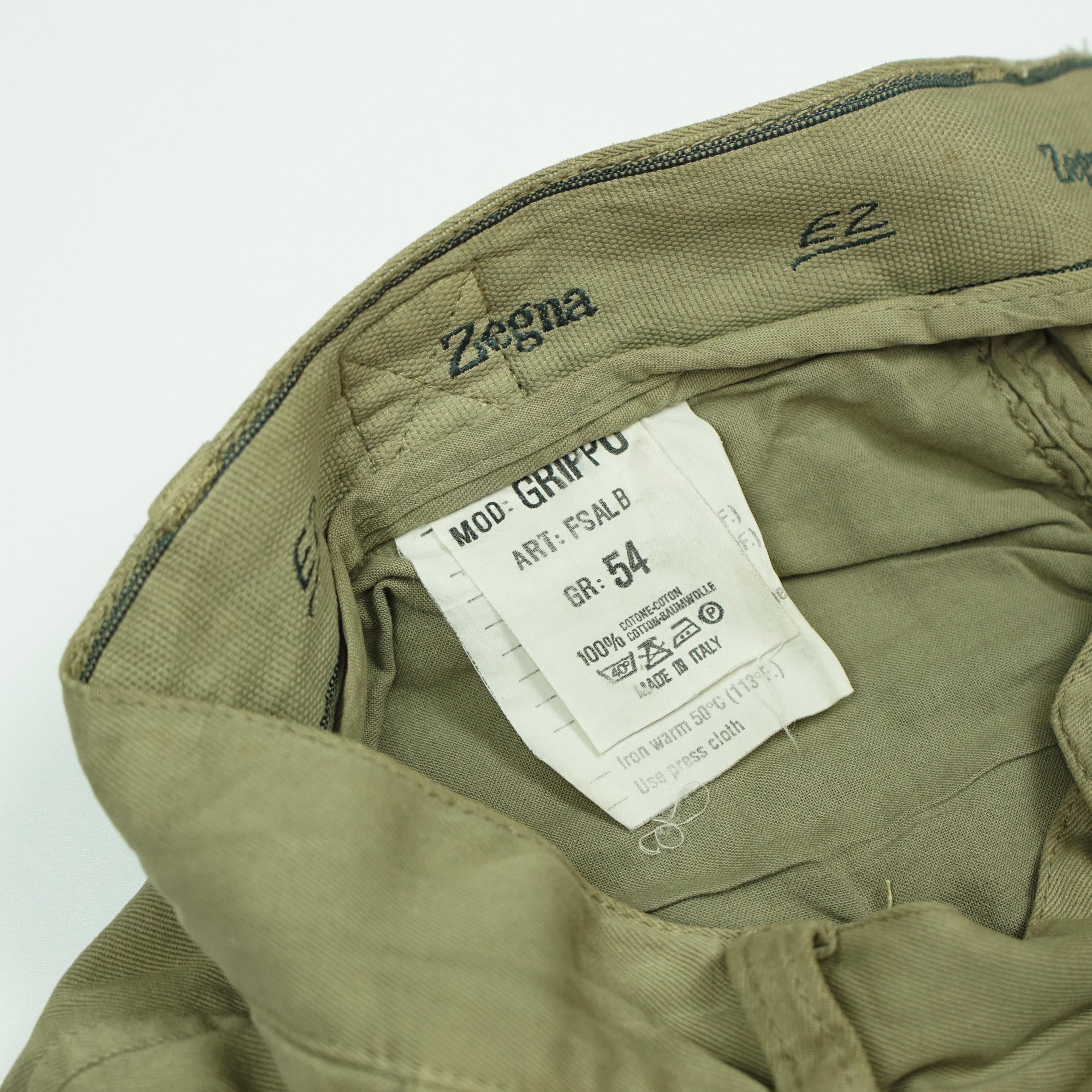 Ermenegildo Zegna *NoTariff Ermenegildo Zegna Khaki Pants Size US 34 / EU 50 - 9 Thumbnail
