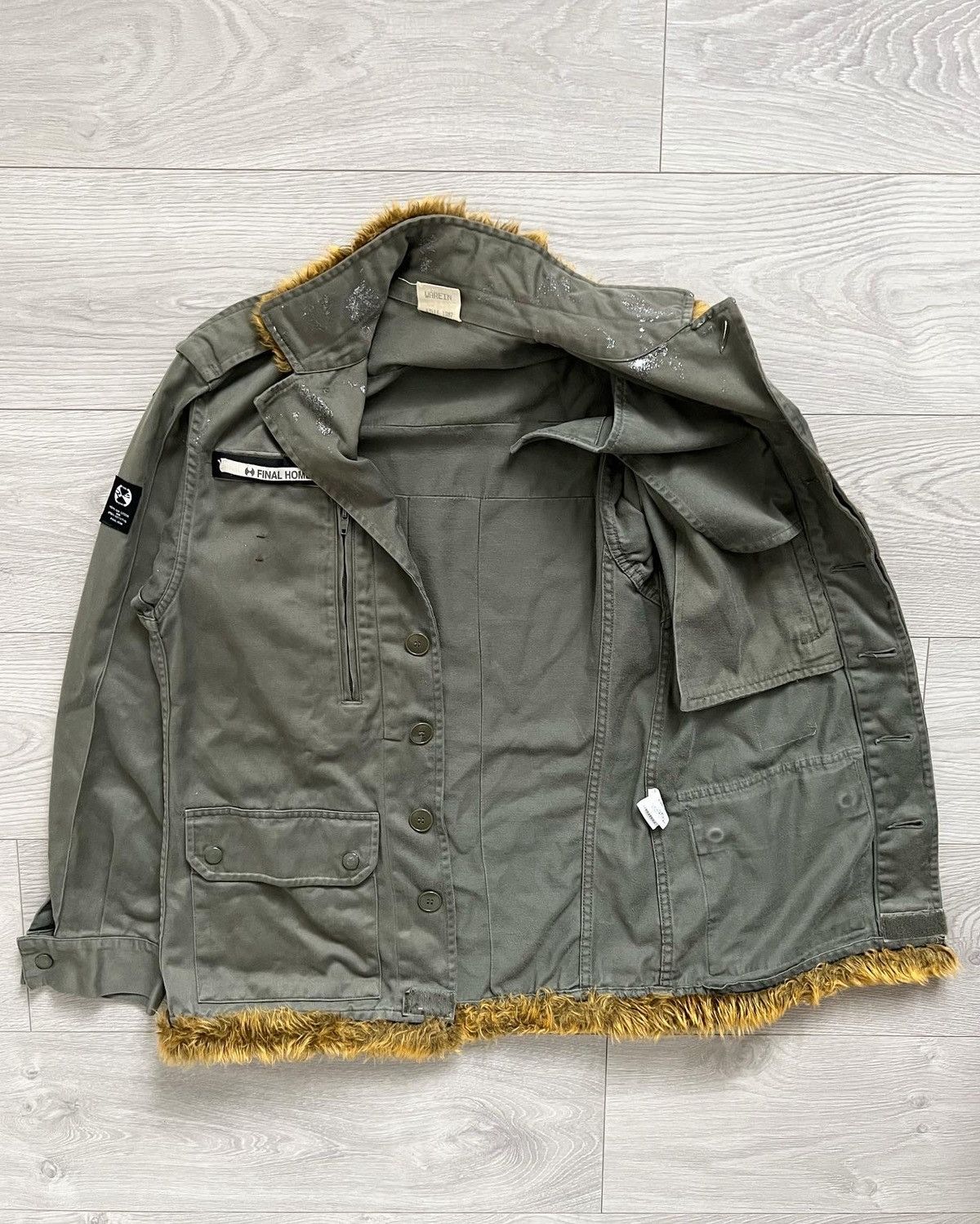 Final Home Final Home Vintage Reconstructed French Military Jacket Size US XS / EU 42 / 0 - 4 Thumbnail