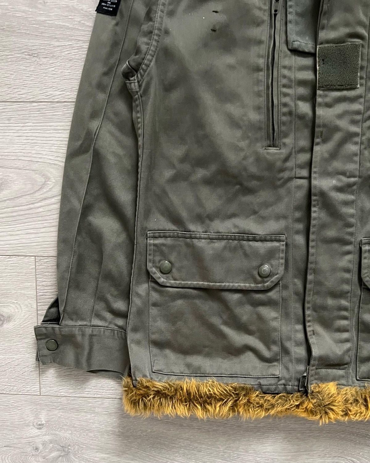 Final Home Final Home Vintage Reconstructed French Military Jacket Size US XS / EU 42 / 0 - 12 Thumbnail