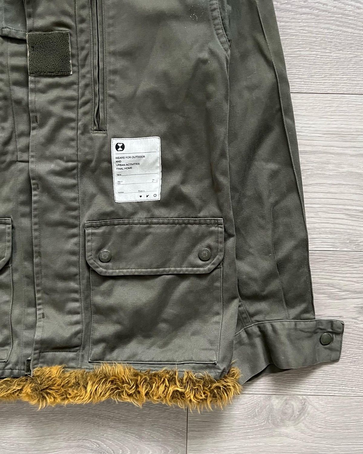 Final Home Final Home Vintage Reconstructed French Military Jacket Size US XS / EU 42 / 0 - 11 Thumbnail