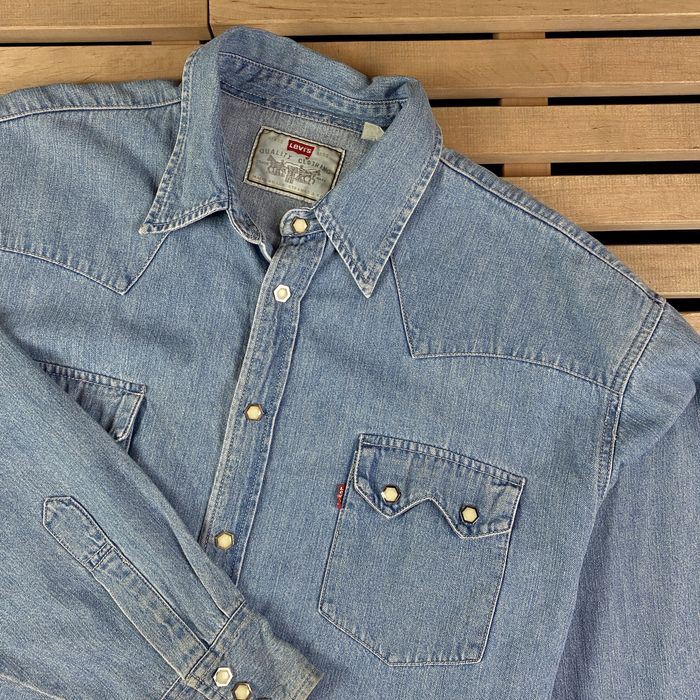 Levi's Vintage Clothing 1955 Sawtooth Denim Shirt Levi's Vintage