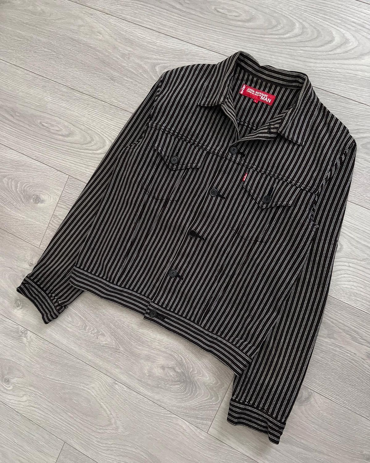 Comme des Garcons Junya Watanabe x Levi’s AW2001 Textured Trucker Jacket Size US S / EU 44-46 / 1 - 3 Thumbnail