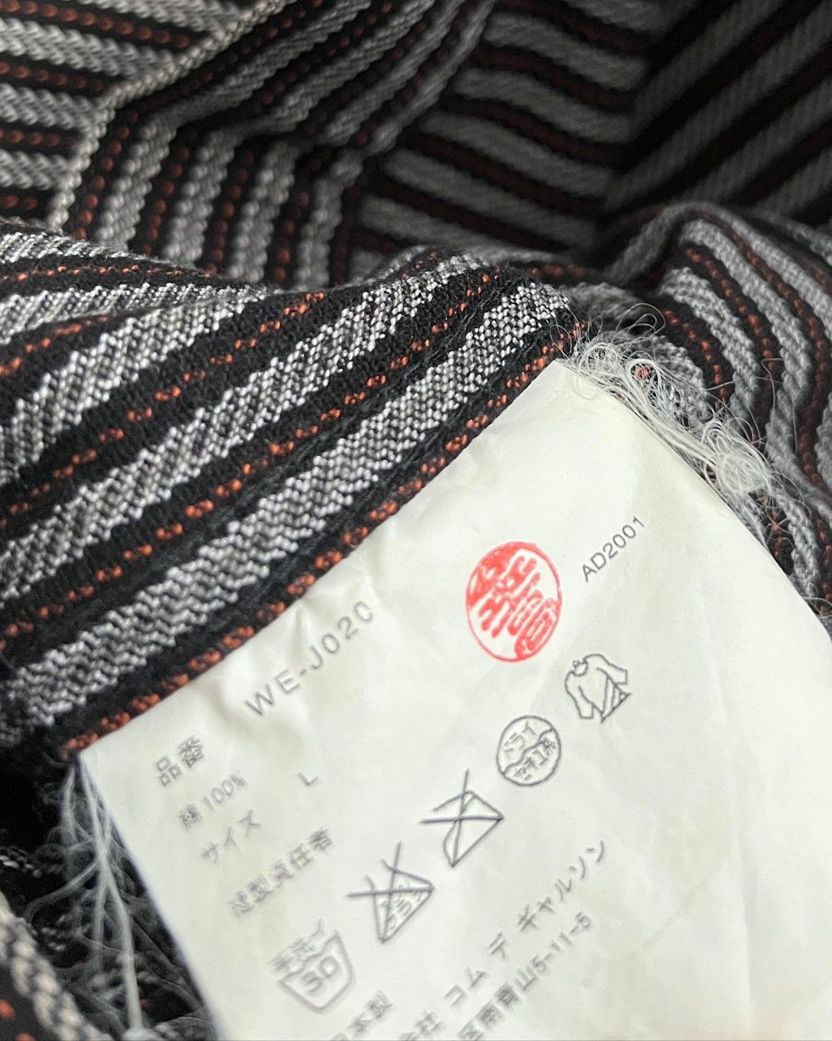 Comme des Garcons Junya Watanabe x Levi’s AW2001 Textured Trucker Jacket Size US S / EU 44-46 / 1 - 9 Thumbnail