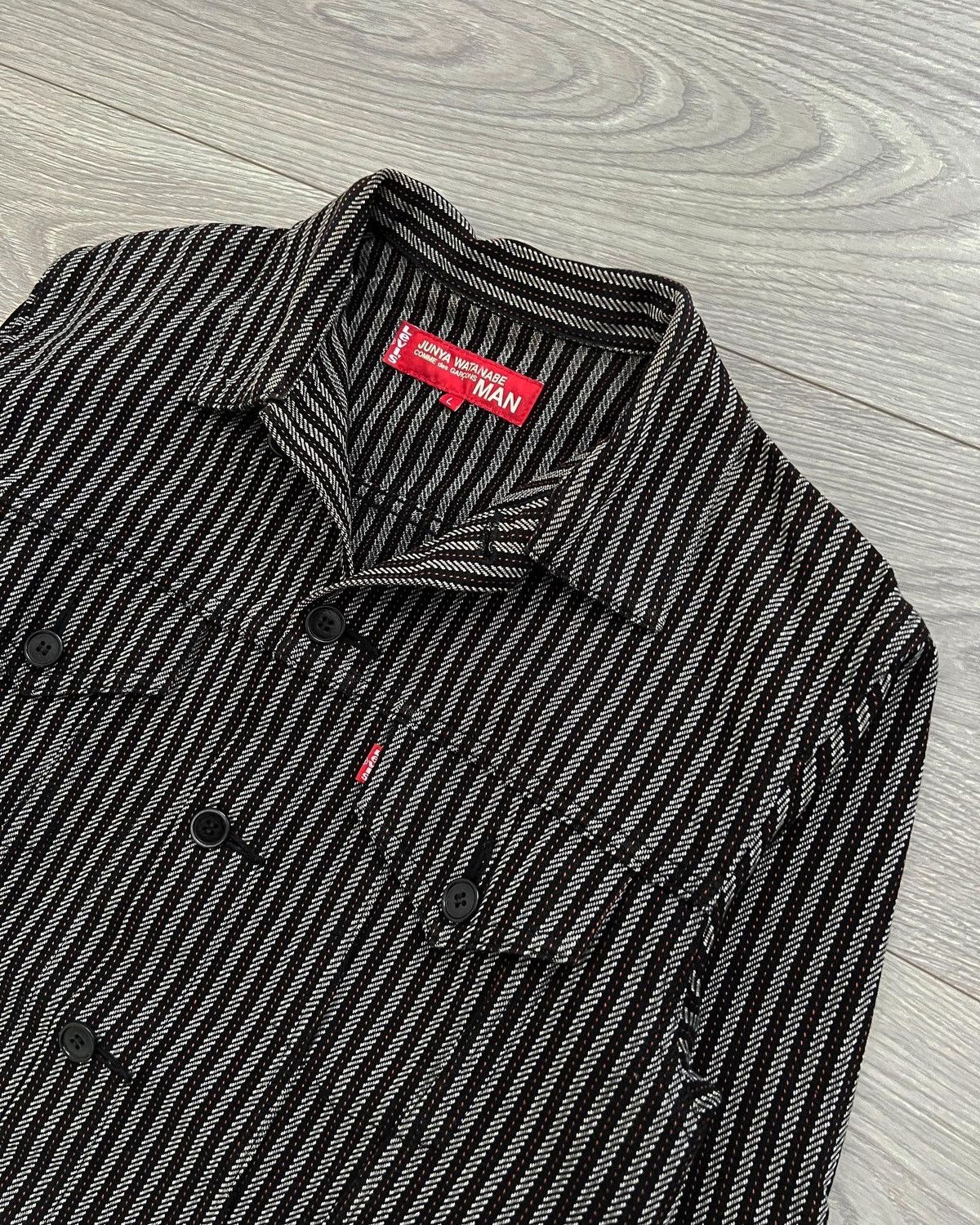 Comme des Garcons Junya Watanabe x Levi’s AW2001 Textured Trucker Jacket Size US S / EU 44-46 / 1 - 4 Thumbnail