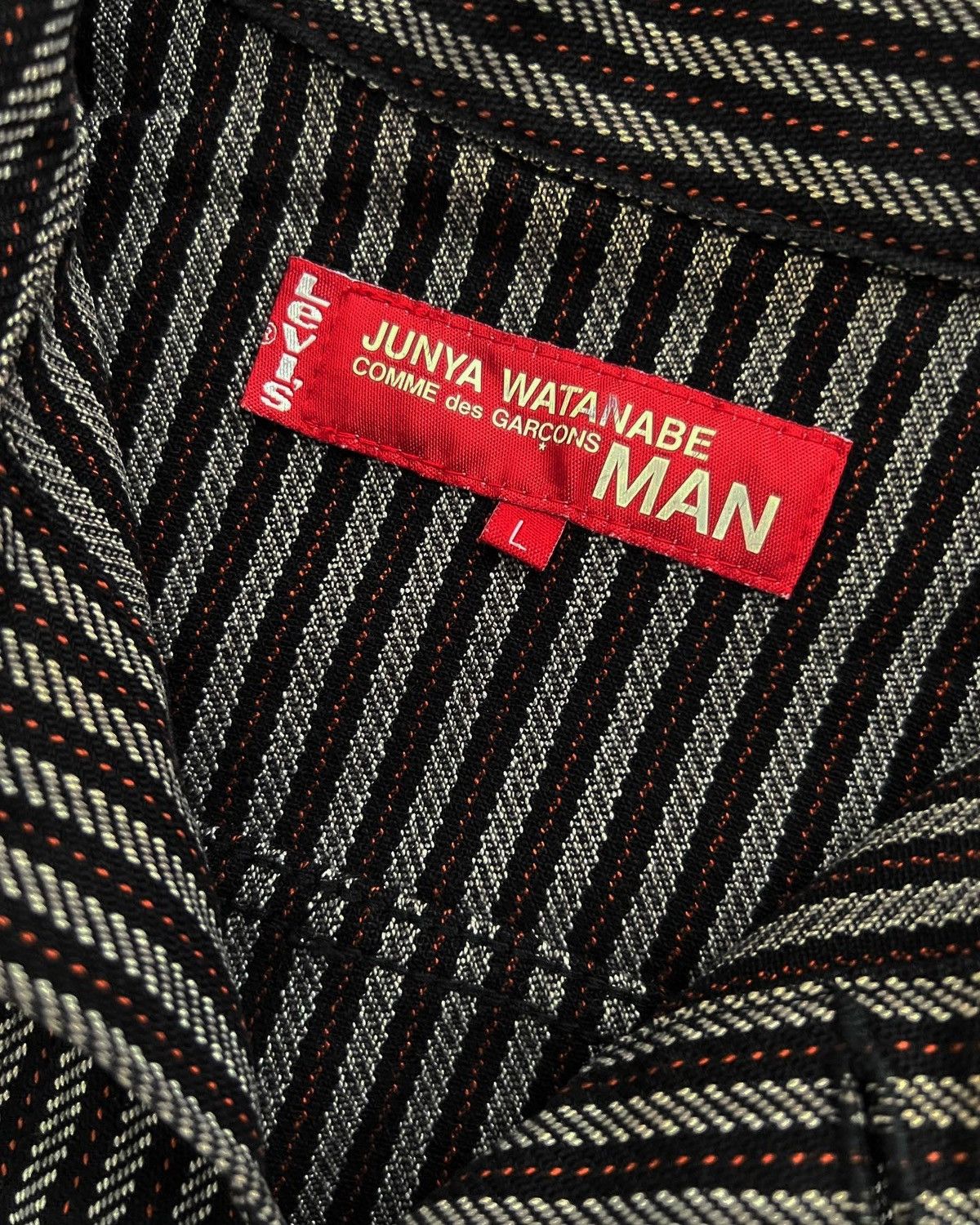 Comme des Garcons Junya Watanabe x Levi’s AW2001 Textured Trucker Jacket Size US S / EU 44-46 / 1 - 6 Thumbnail