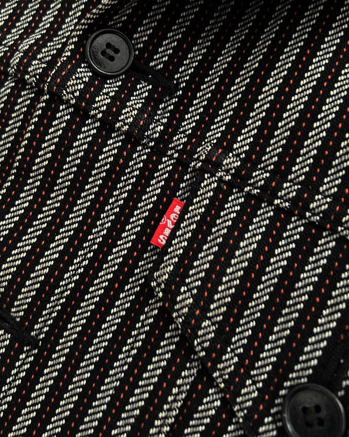 Comme des Garcons Junya Watanabe x Levi’s AW2001 Textured Trucker Jacket Size US S / EU 44-46 / 1 - 7 Thumbnail