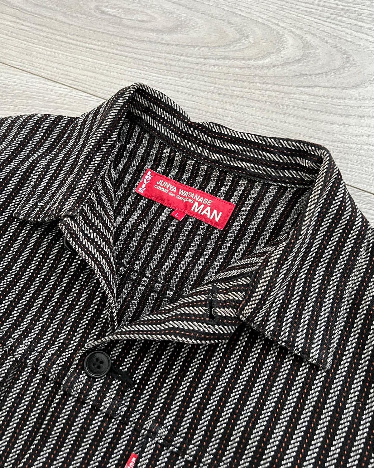 Comme des Garcons Junya Watanabe x Levi’s AW2001 Textured Trucker Jacket Size US S / EU 44-46 / 1 - 5 Thumbnail