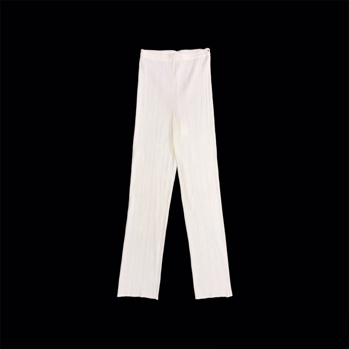 image of Vintage Issey Miyake Pleats Please Pants in Cream, Women's (Size 26)
