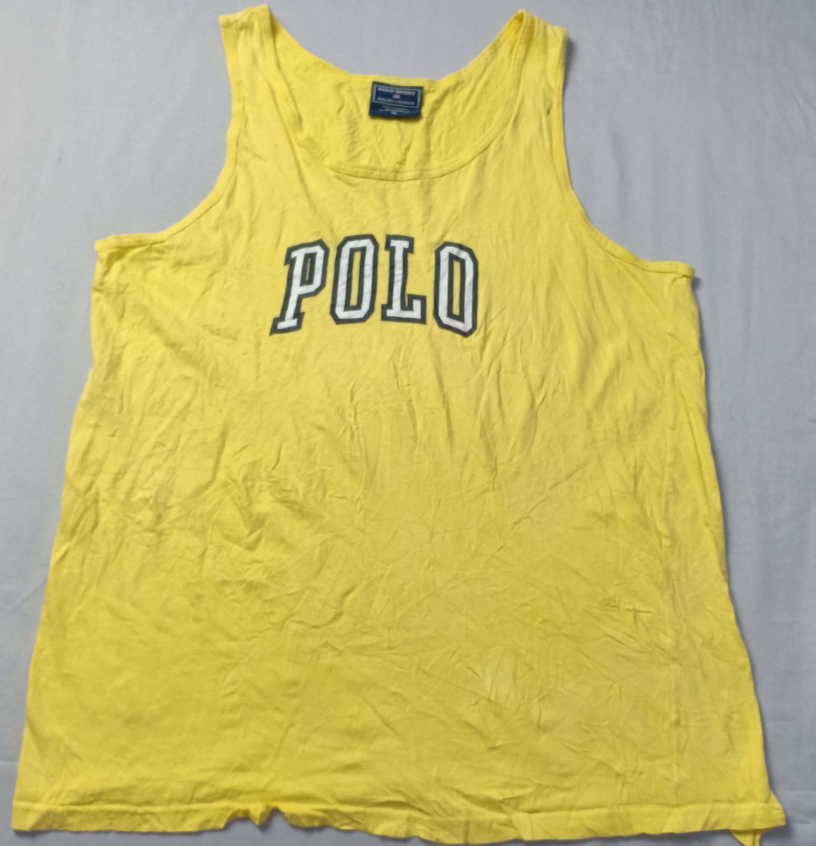 Polo Ralph Lauren Polo Sport Ralph Lauren Sleeveless Tee Spell Out Logo Size US M / EU 48-50 / 2 - 2 Thumbnail