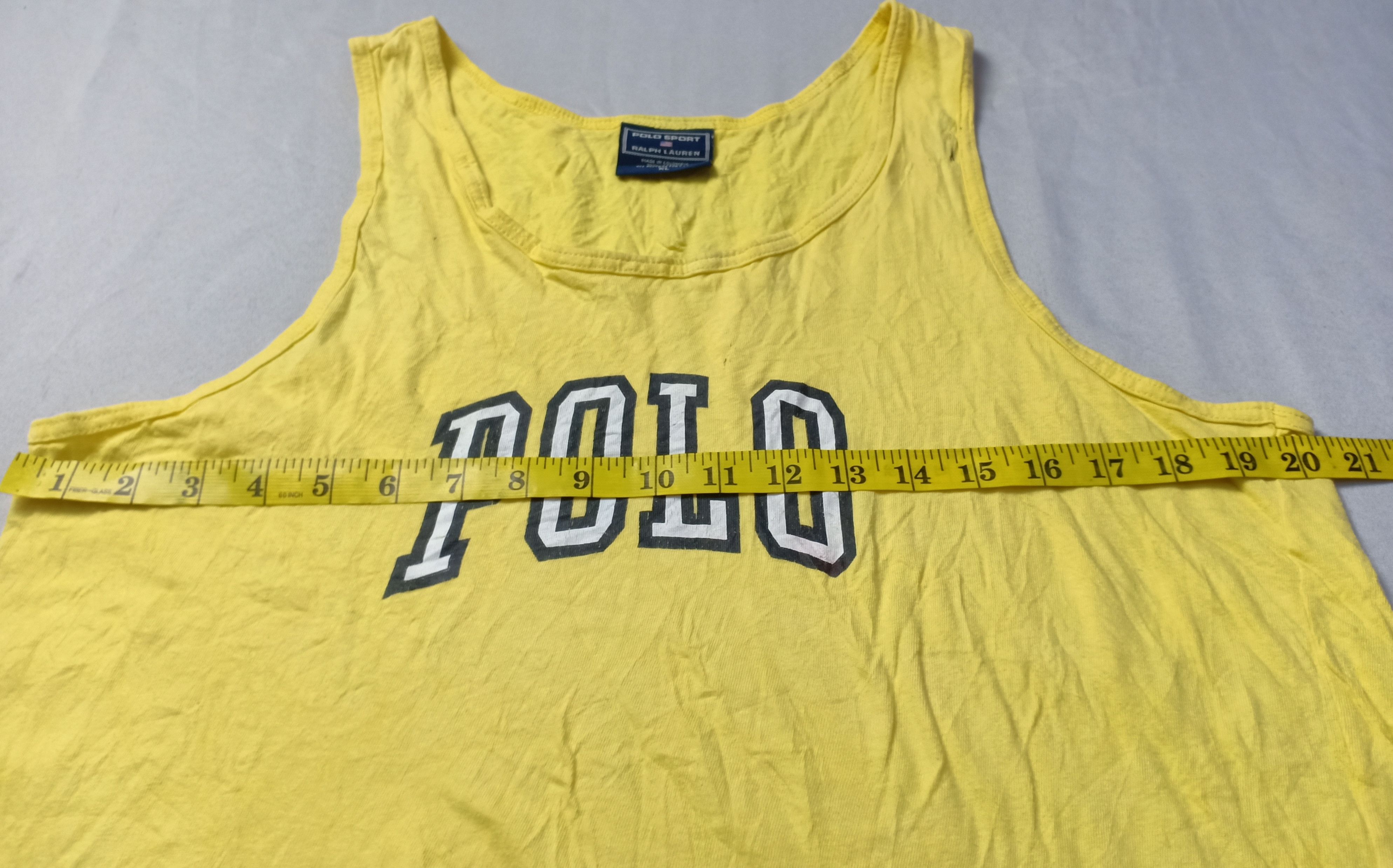 Polo Ralph Lauren Polo Sport Ralph Lauren Sleeveless Tee Spell Out Logo Size US M / EU 48-50 / 2 - 5 Thumbnail