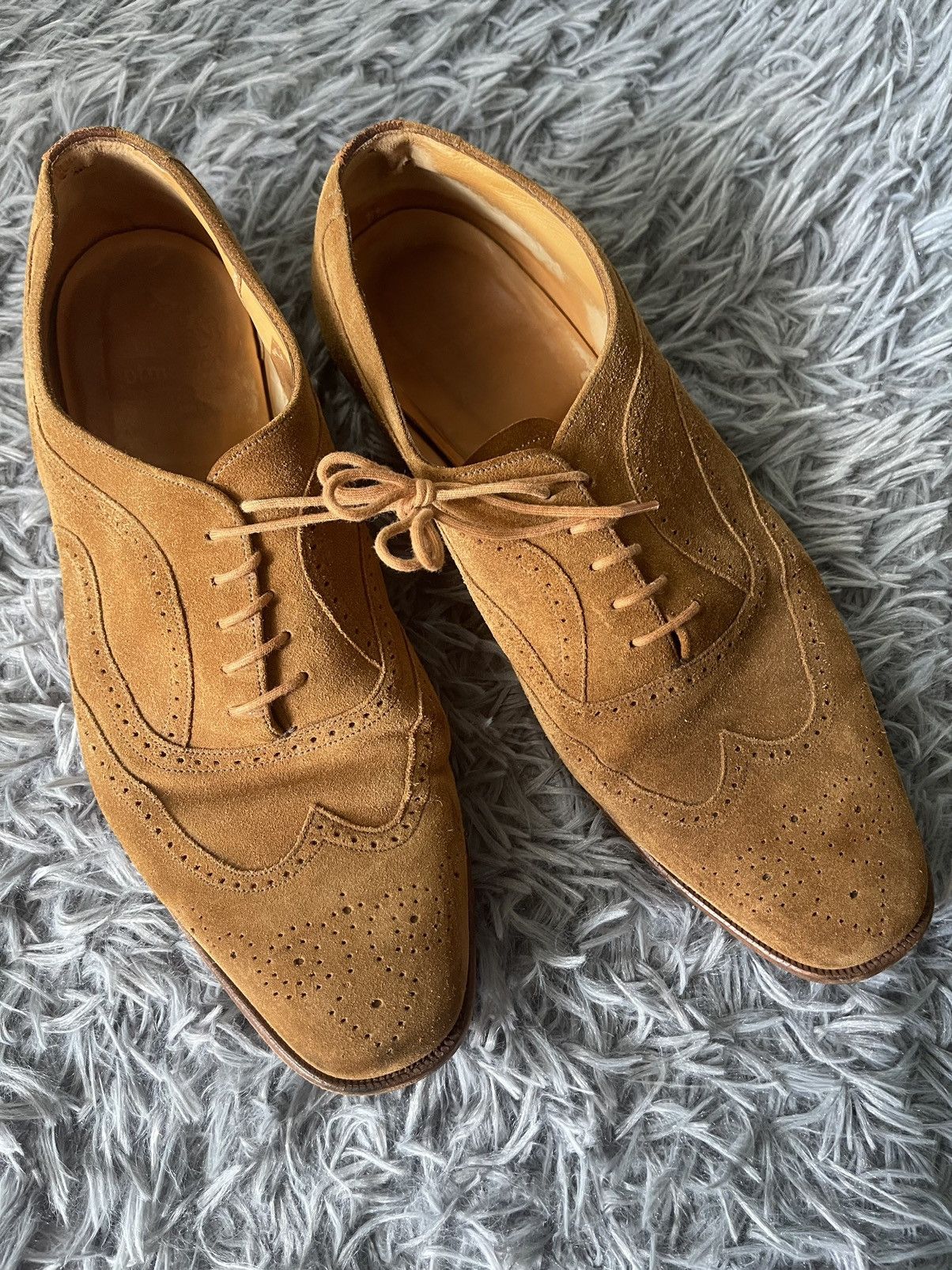 Grenson × Vintage Grenson 90s vintage suede + leather brogue Size US 11.5 / EU 44-45 - 7 Thumbnail