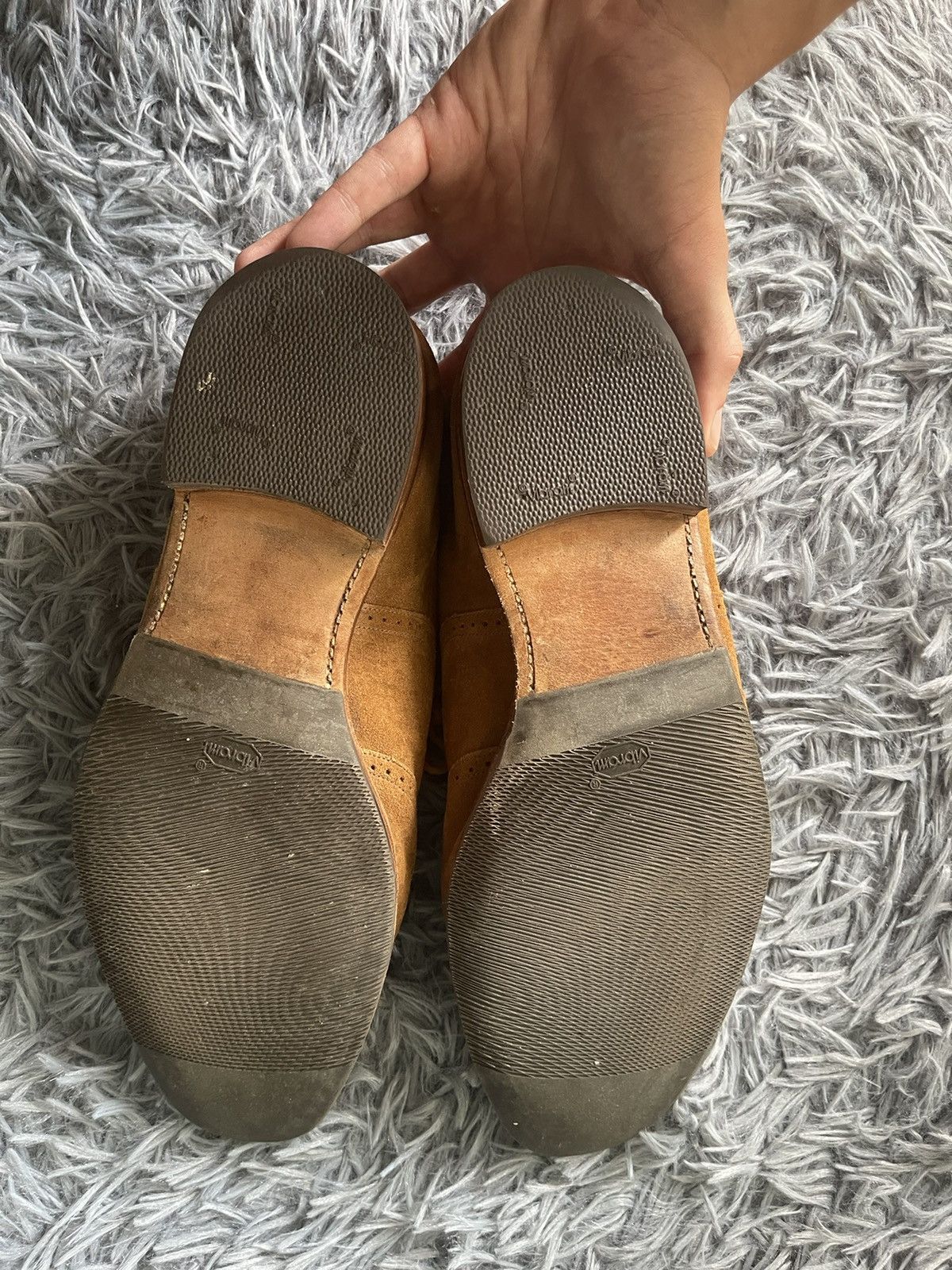 Grenson × Vintage Grenson 90s vintage suede + leather brogue Size US 11.5 / EU 44-45 - 5 Thumbnail