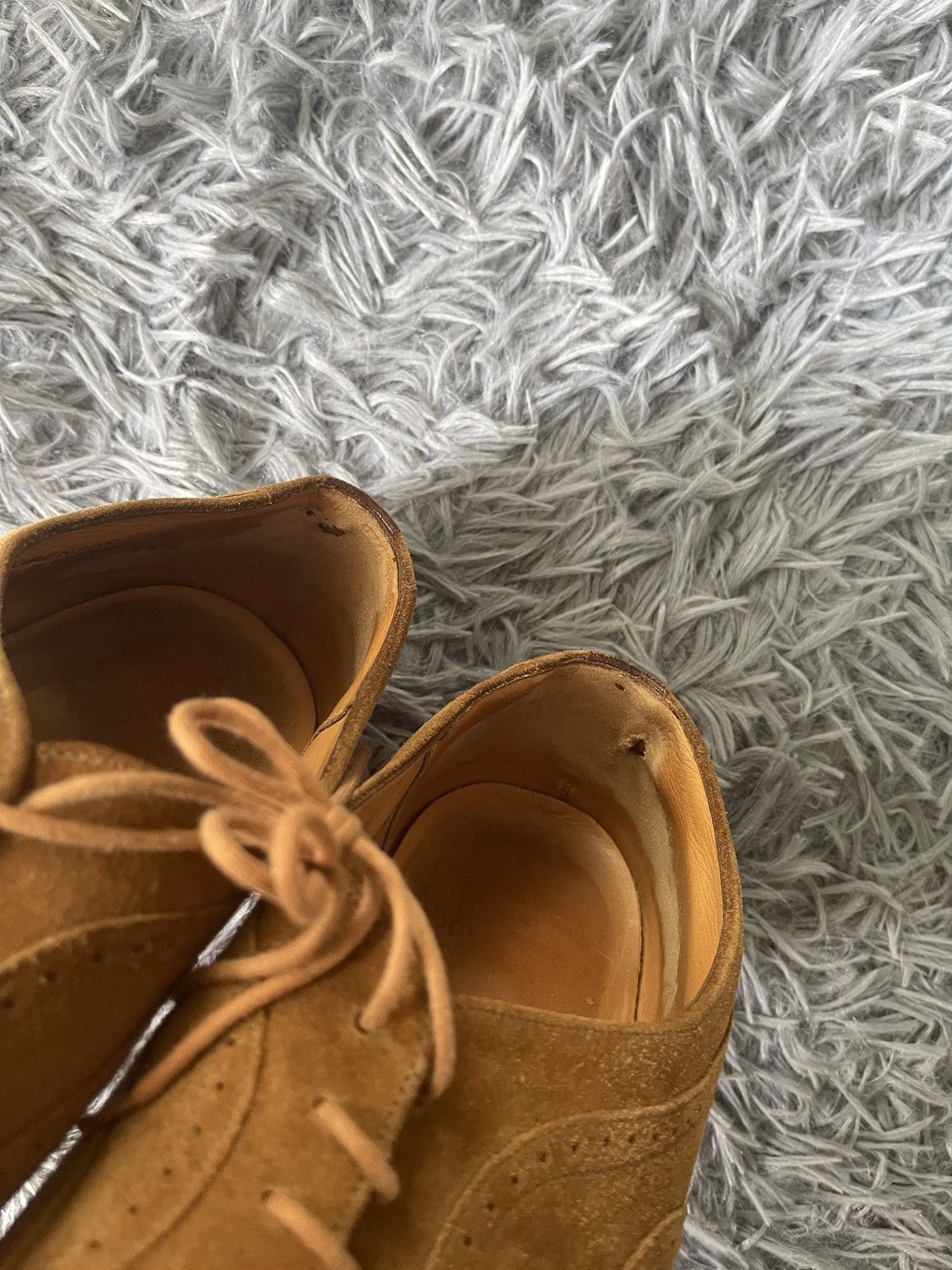 Grenson × Vintage Grenson 90s vintage suede + leather brogue Size US 11.5 / EU 44-45 - 12 Thumbnail