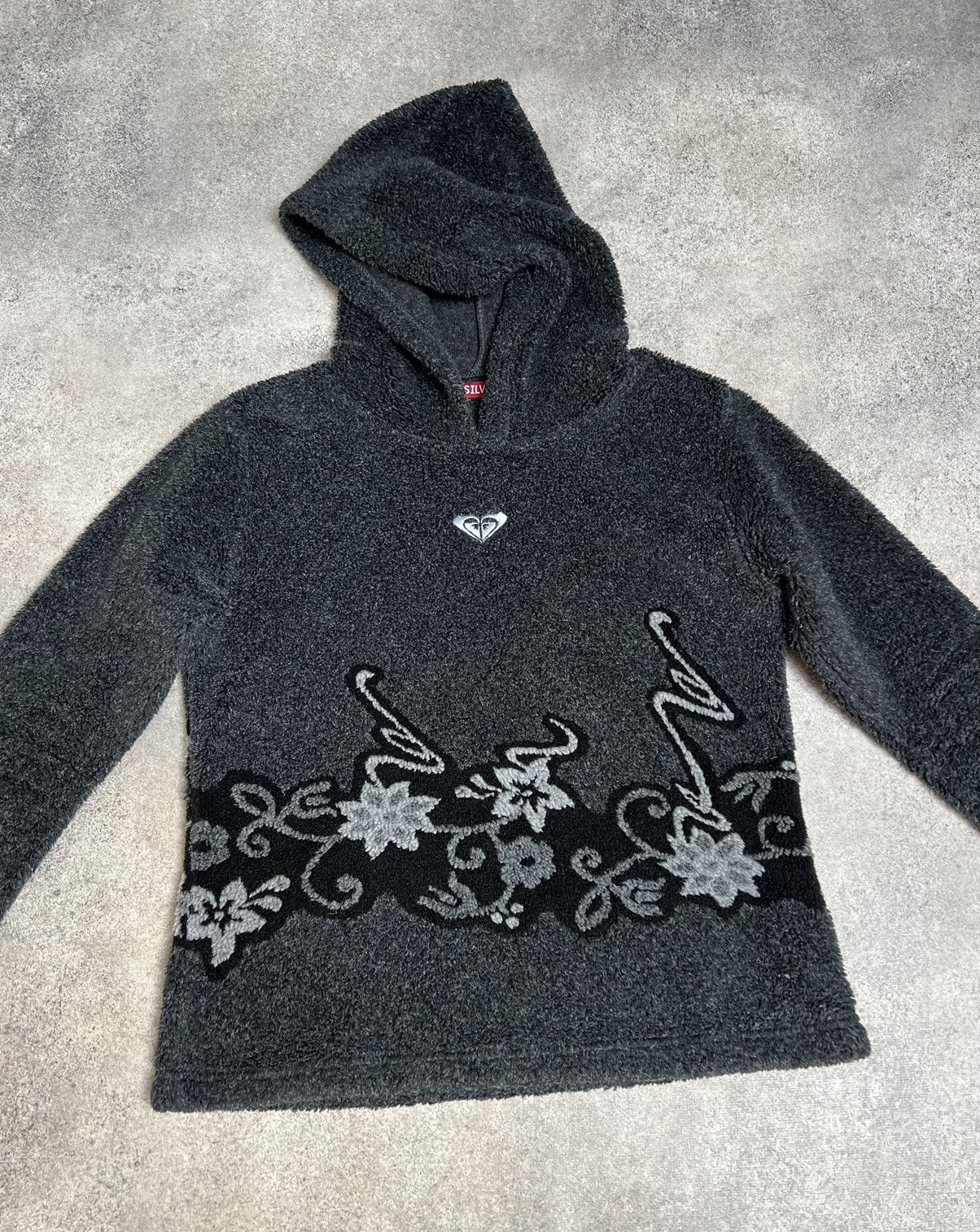 Quiksilver × Vintage Quiksilver vintage rare teddy fleece hoodie Size S / US 4 / IT 40 - 2 Thumbnail