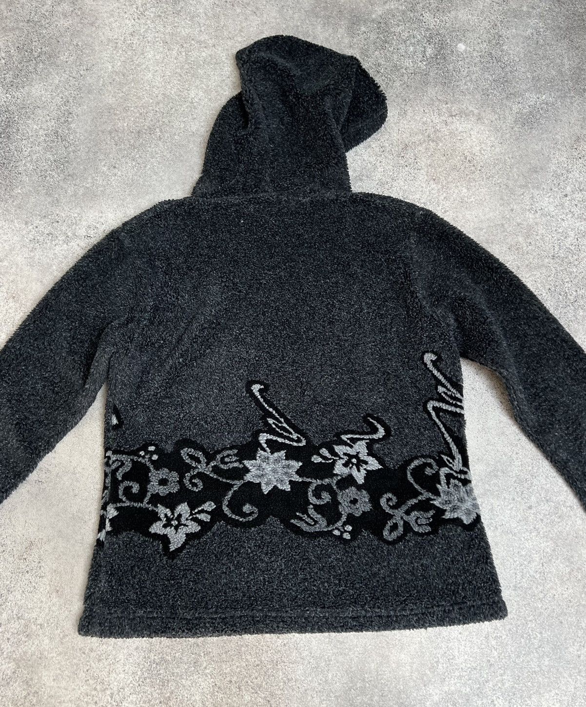 Quiksilver × Vintage Quiksilver vintage rare teddy fleece hoodie Size S / US 4 / IT 40 - 5 Thumbnail