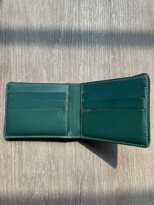 Goyard Goyard green wallet | Grailed