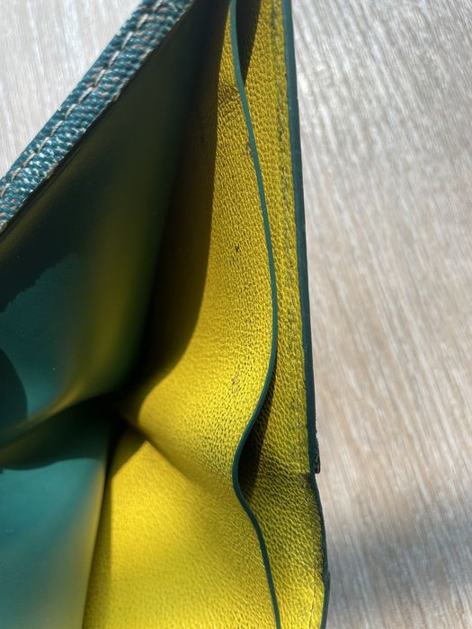 Goyard Goyard green wallet | Grailed