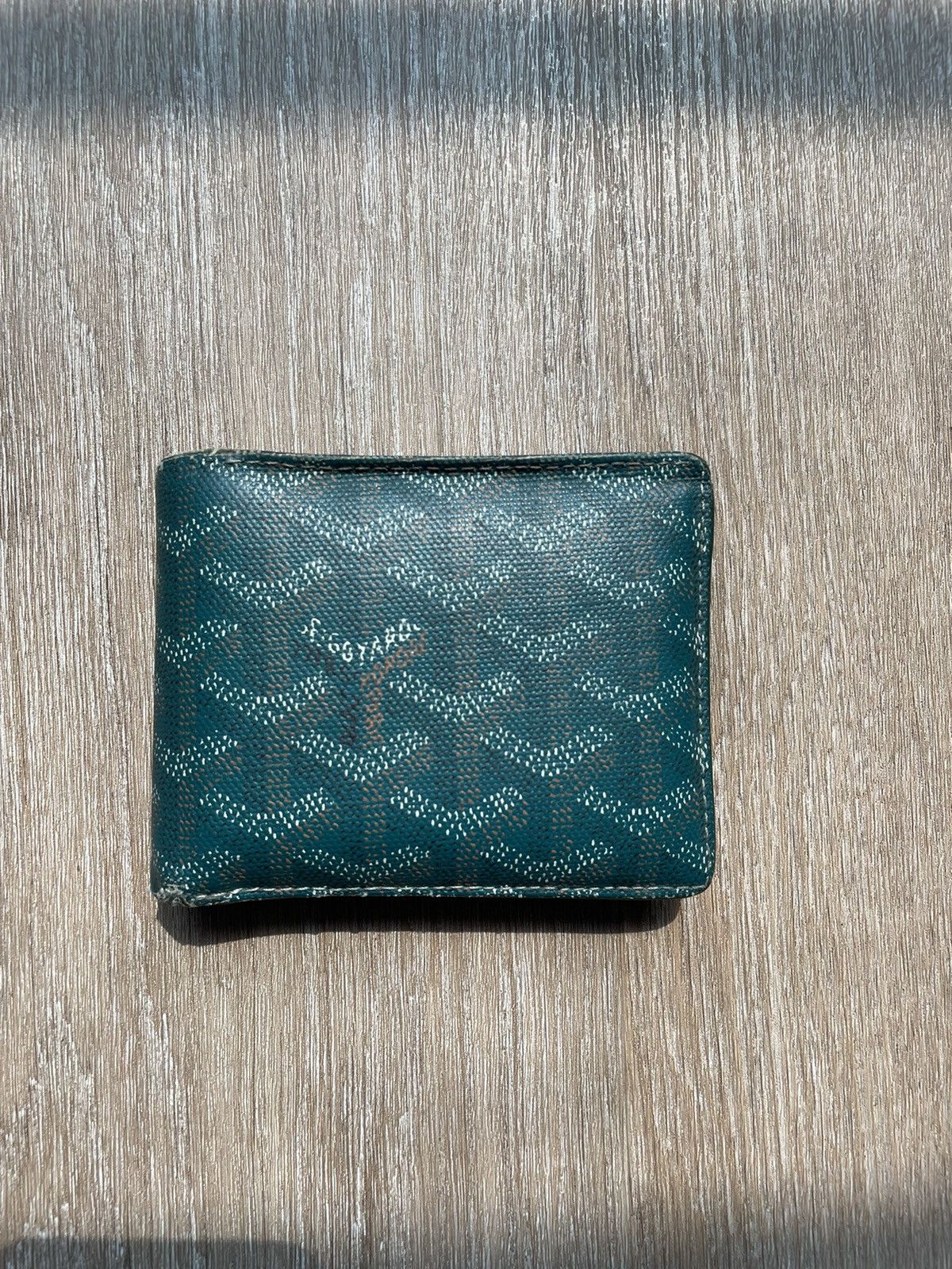 Goyard Goyard green wallet | Grailed
