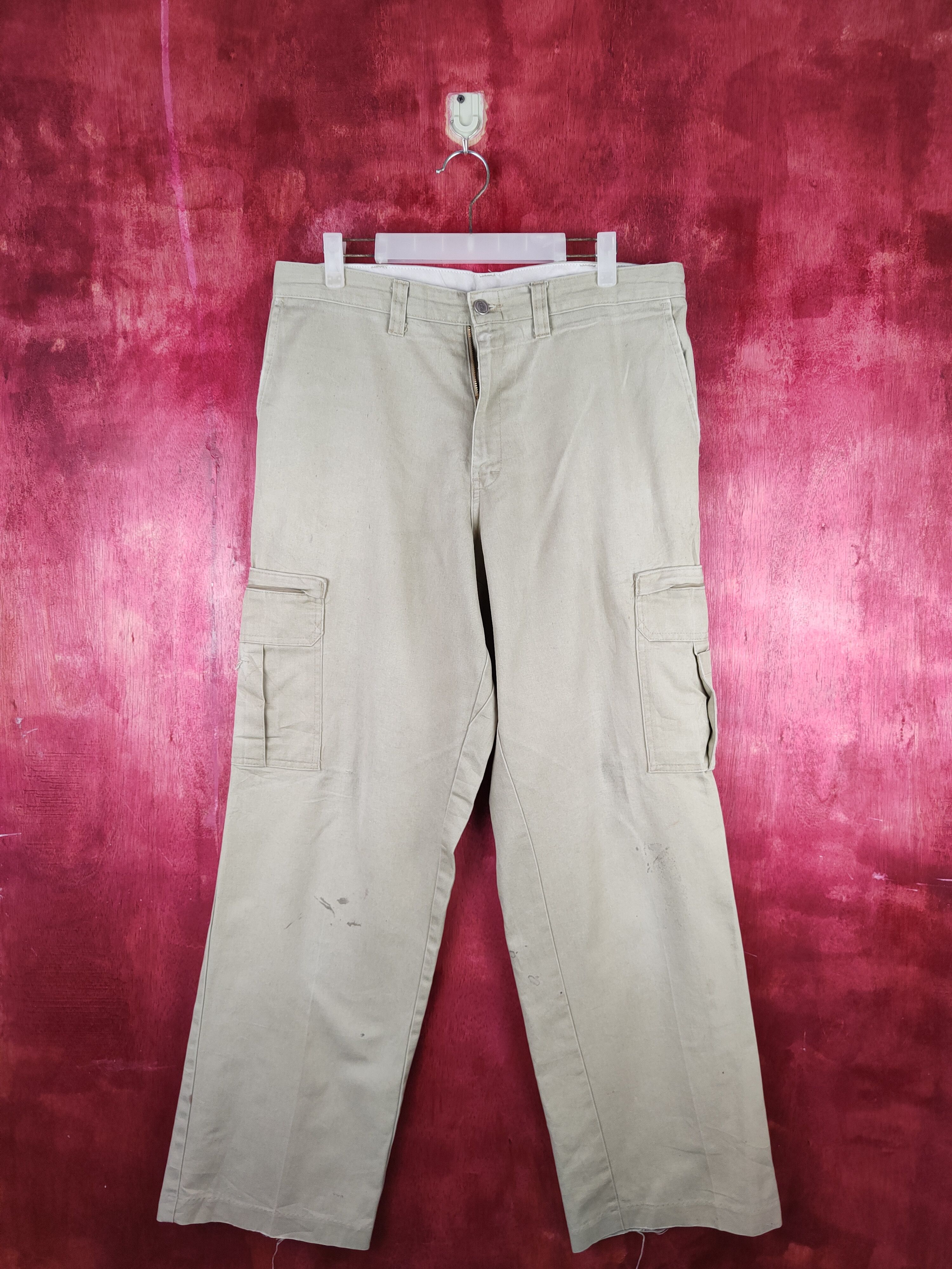 Dickies × Japanese Brand Dickies Beige Multipocket Tactical Cargo Pants #S781 Size US 34 / EU 50 - 1 Thumbnail