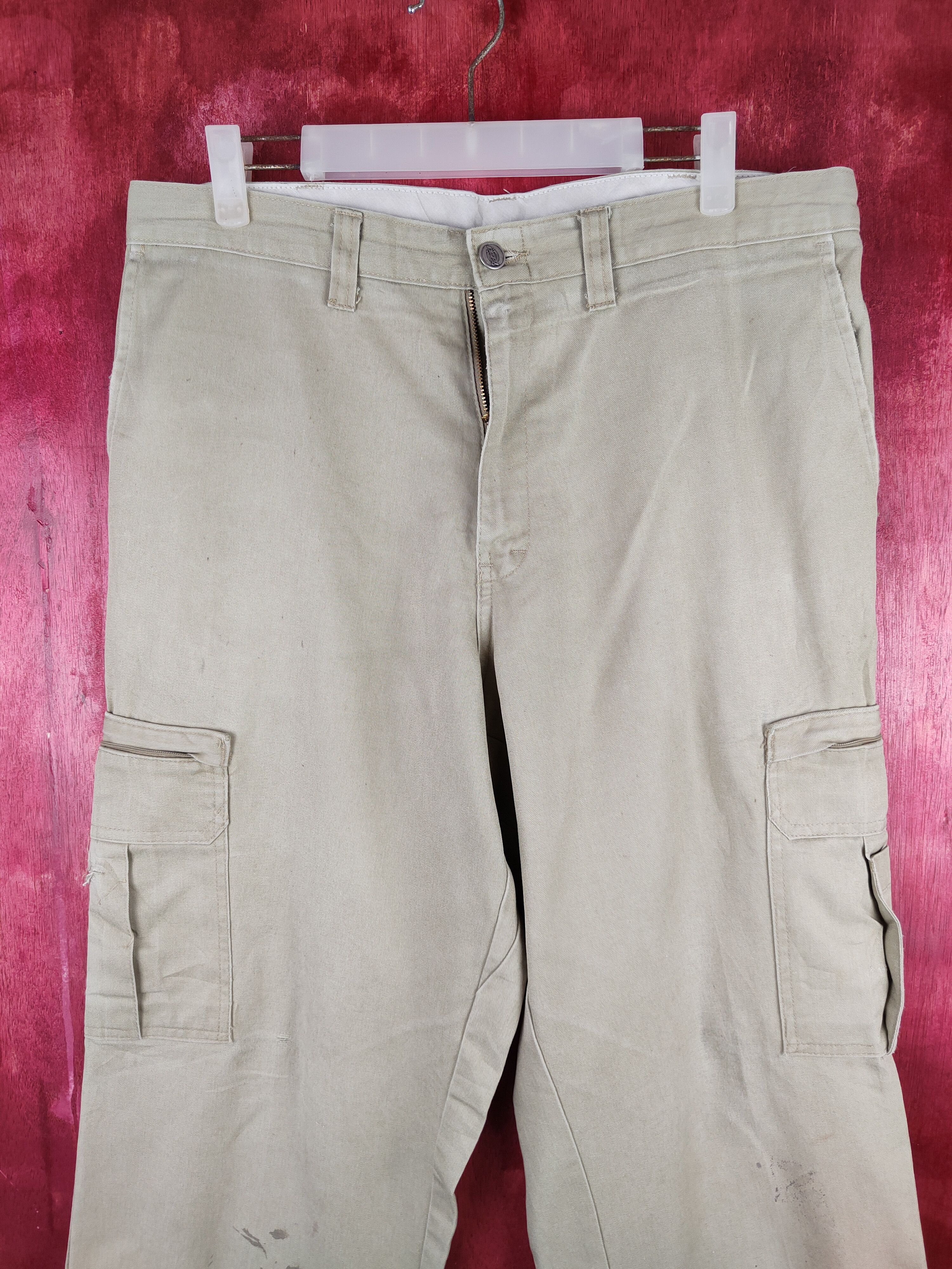 Dickies × Japanese Brand Dickies Beige Multipocket Tactical Cargo Pants #S781 Size US 34 / EU 50 - 2 Thumbnail