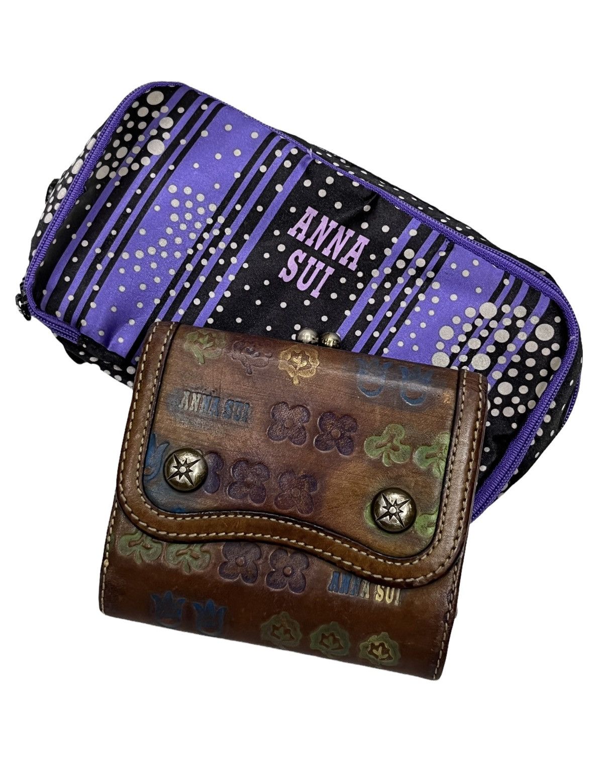 Anna Sui 💥VERY RARE🔥Amazing 90’s ANNA SUI Wallet Purse Size ONE SIZE - 1 Thumbnail