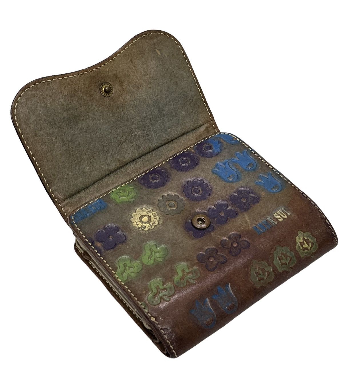 Anna Sui 💥VERY RARE🔥Amazing 90’s ANNA SUI Wallet Purse Size ONE SIZE - 7 Thumbnail