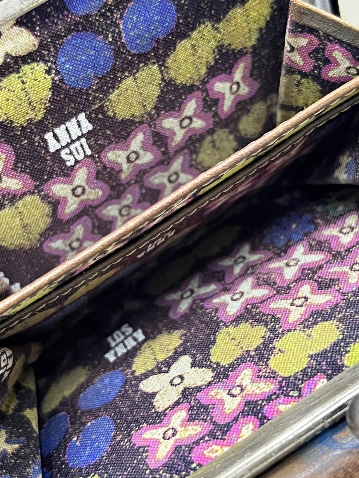 Anna Sui 💥VERY RARE🔥Amazing 90’s ANNA SUI Wallet Purse Size ONE SIZE - 12 Thumbnail