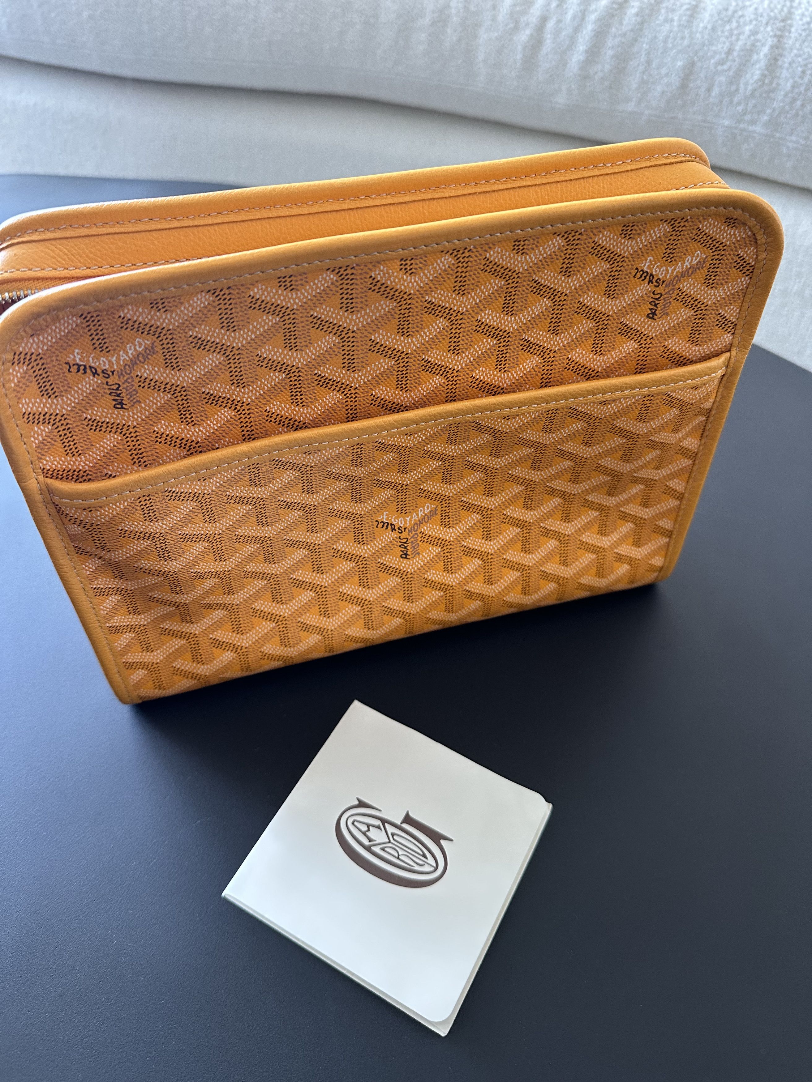 Goyard Goyard Jouvence yellow Toiletry Bag Grailed