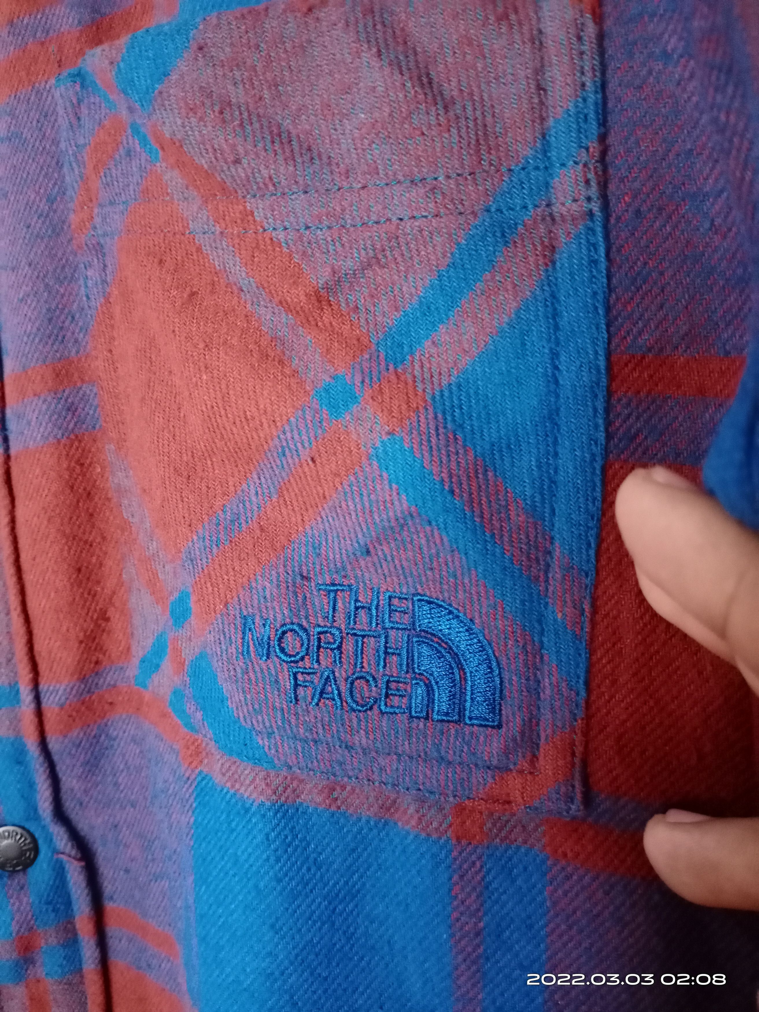 The North Face The Northface Snap Button Flannel Jacket Nice Design Size US L / EU 52-54 / 3 - 4 Thumbnail