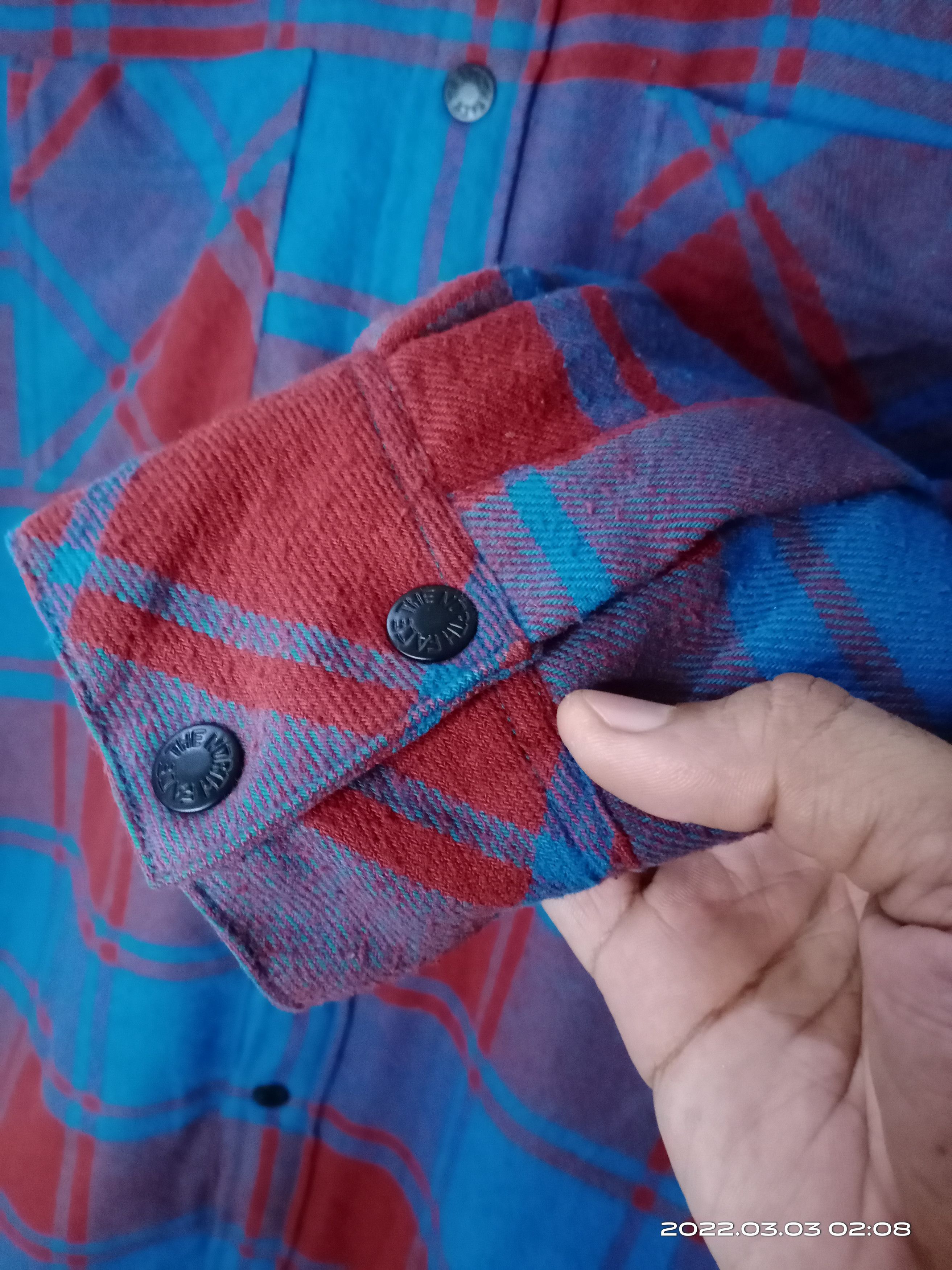 The North Face The Northface Snap Button Flannel Jacket Nice Design Size US L / EU 52-54 / 3 - 3 Thumbnail