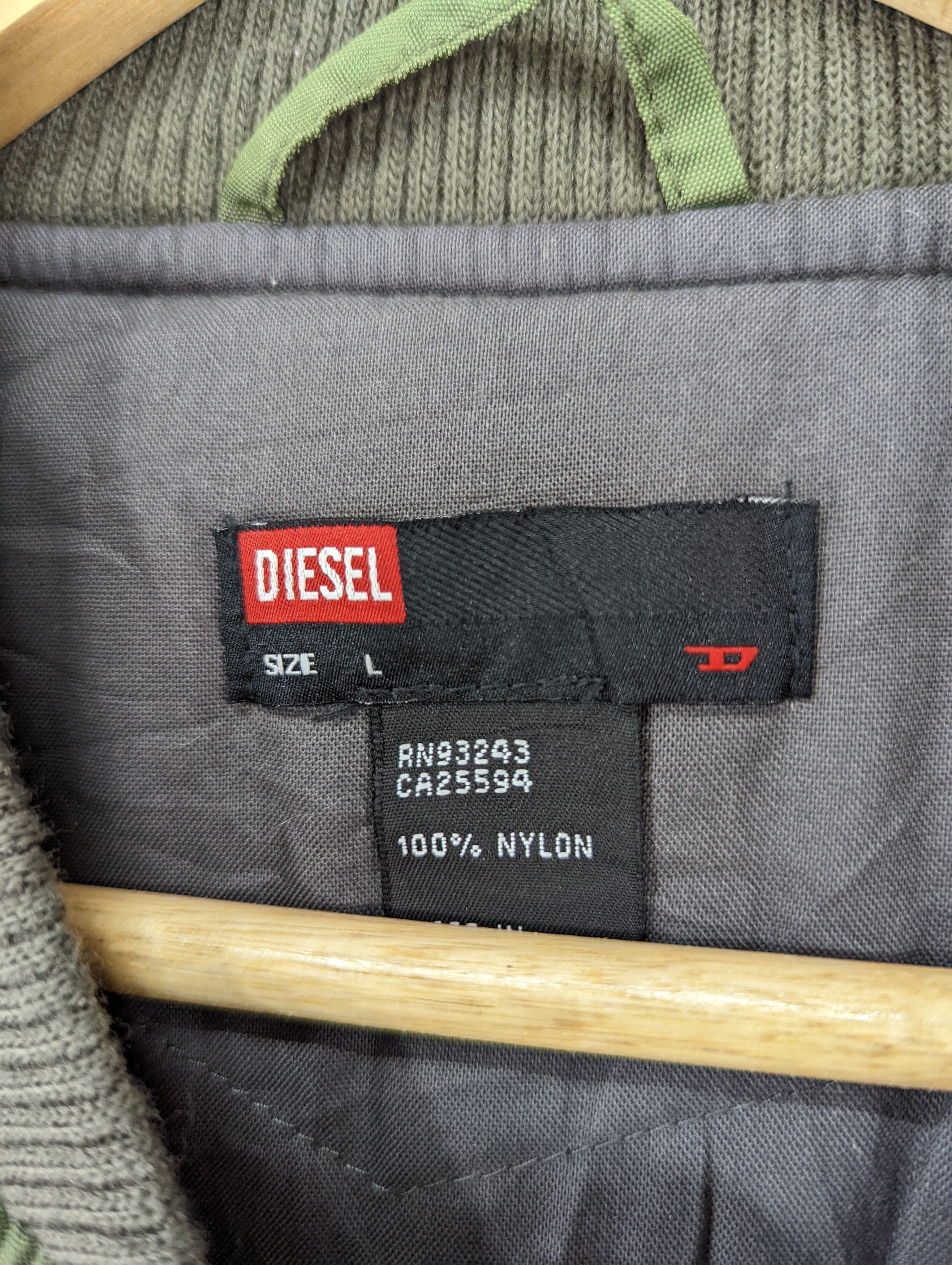 Diesel 💥RARE💥Diesel Distressed Military Bomber Style Jacket Size US M / EU 48-50 / 2 - 14 Thumbnail