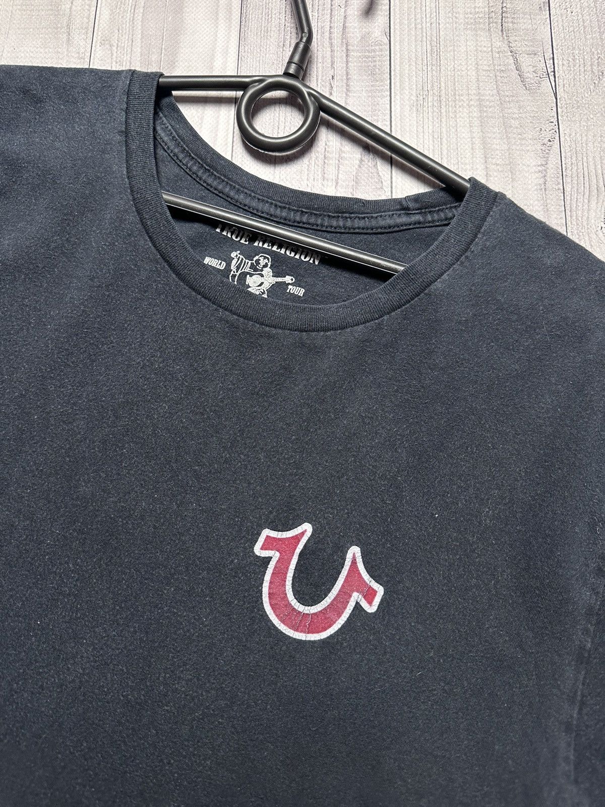 Japanese Brand × True Religion × Vintage Vintage True Religion tee big logo size L distressed Size US L / EU 52-54 / 3 - 4 Thumbnail