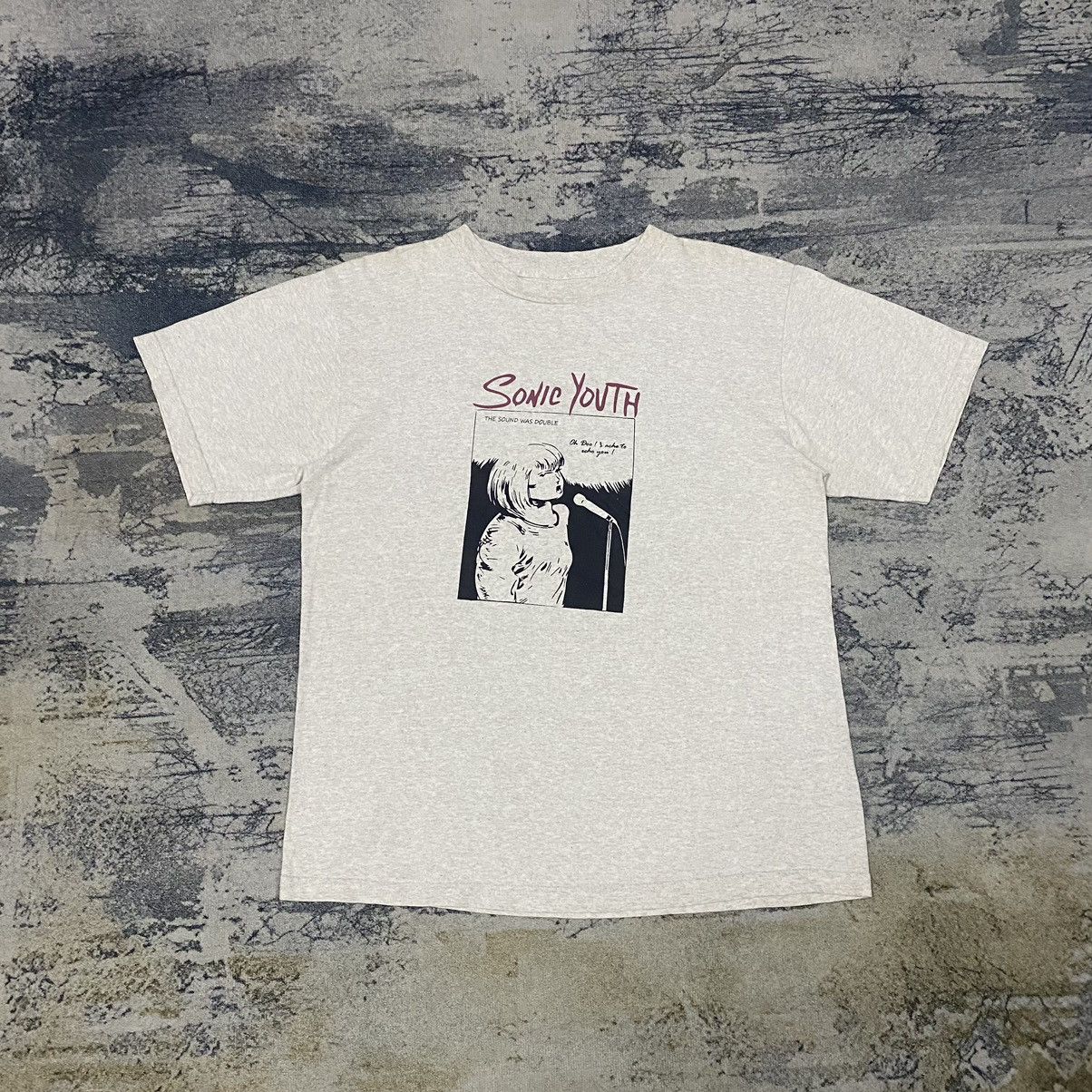 Band Tees × Vintage Vintage Y2K Sonic Youth Rock Band Tees Size US M / EU 48-50 / 2 - 1 Thumbnail