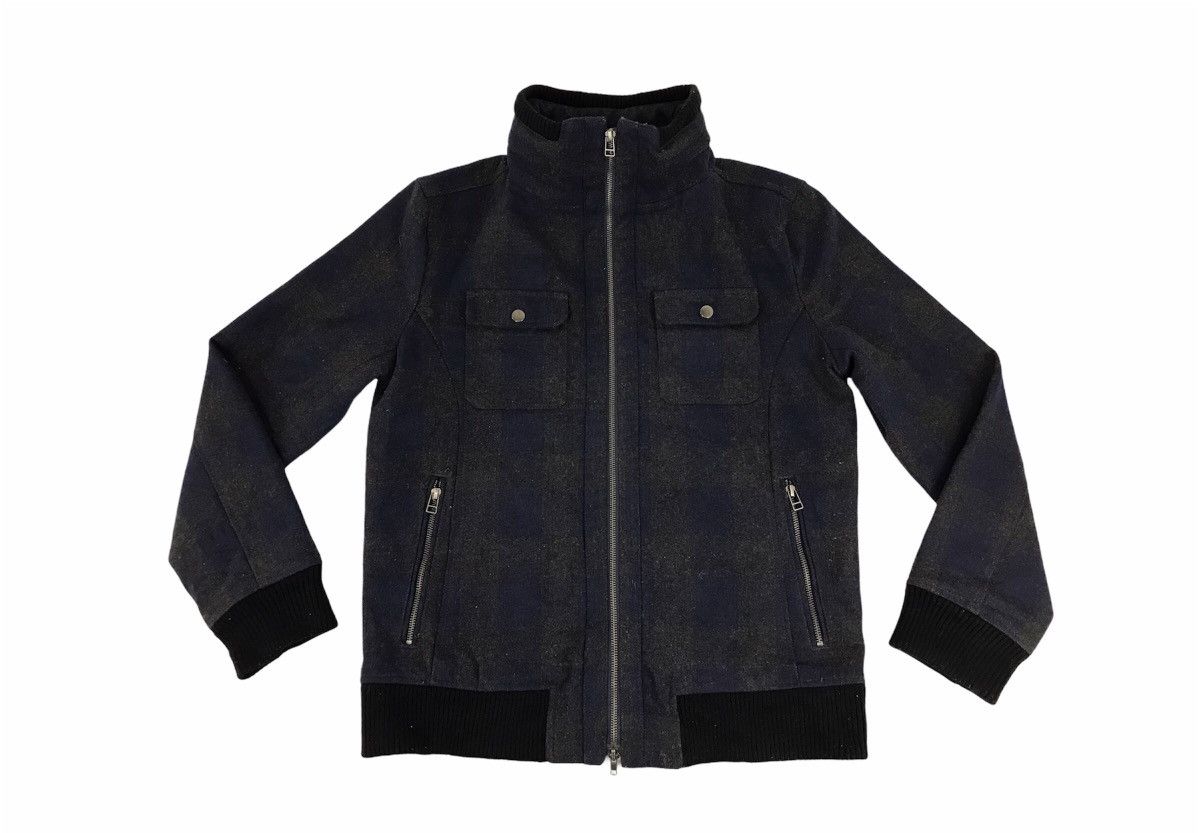 Japanese Brand Confirm Multi Pockets Zipper Plaid Checked Varsity Jacket Size US M / EU 48-50 / 2 - 1 Thumbnail