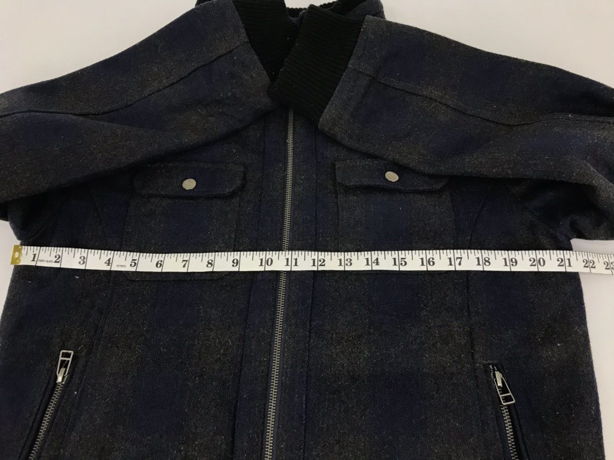 Japanese Brand Confirm Multi Pockets Zipper Plaid Checked Varsity Jacket Size US M / EU 48-50 / 2 - 9 Thumbnail