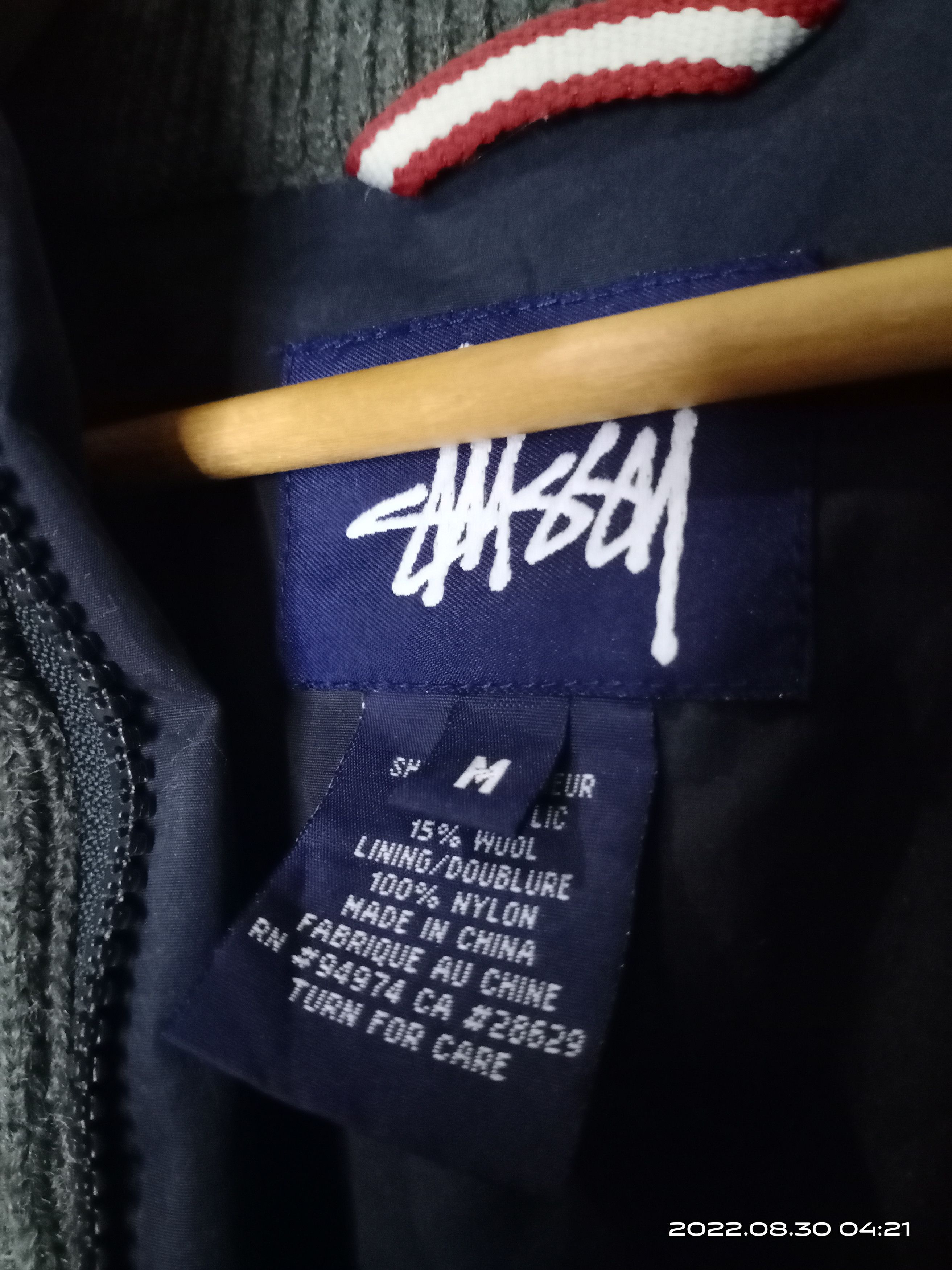 Stussy Vintage Stussy Wool Zipper Jacket Size US L / EU 52-54 / 3 - 5 Thumbnail