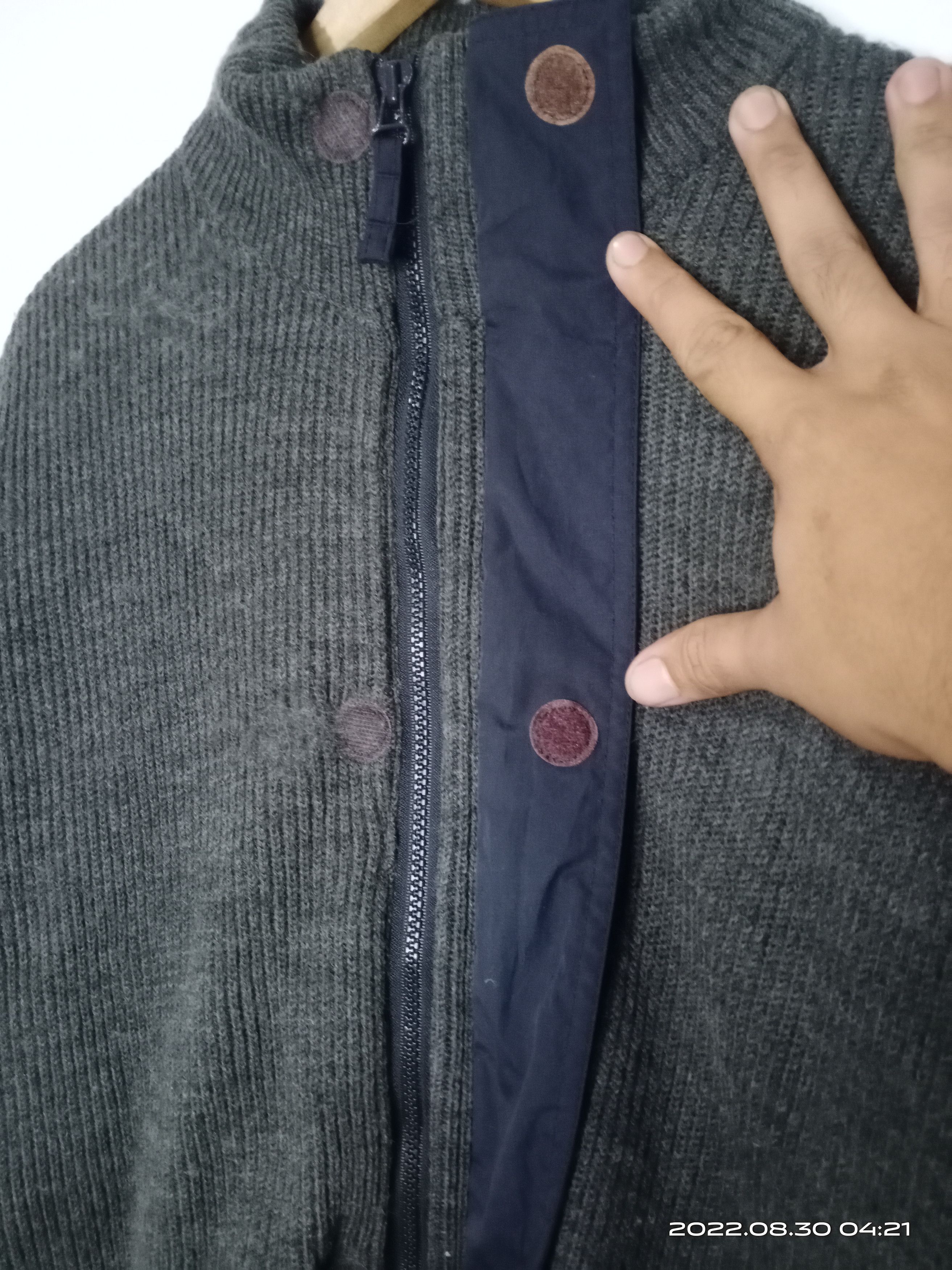 Stussy Vintage Stussy Wool Zipper Jacket Size US L / EU 52-54 / 3 - 4 Thumbnail