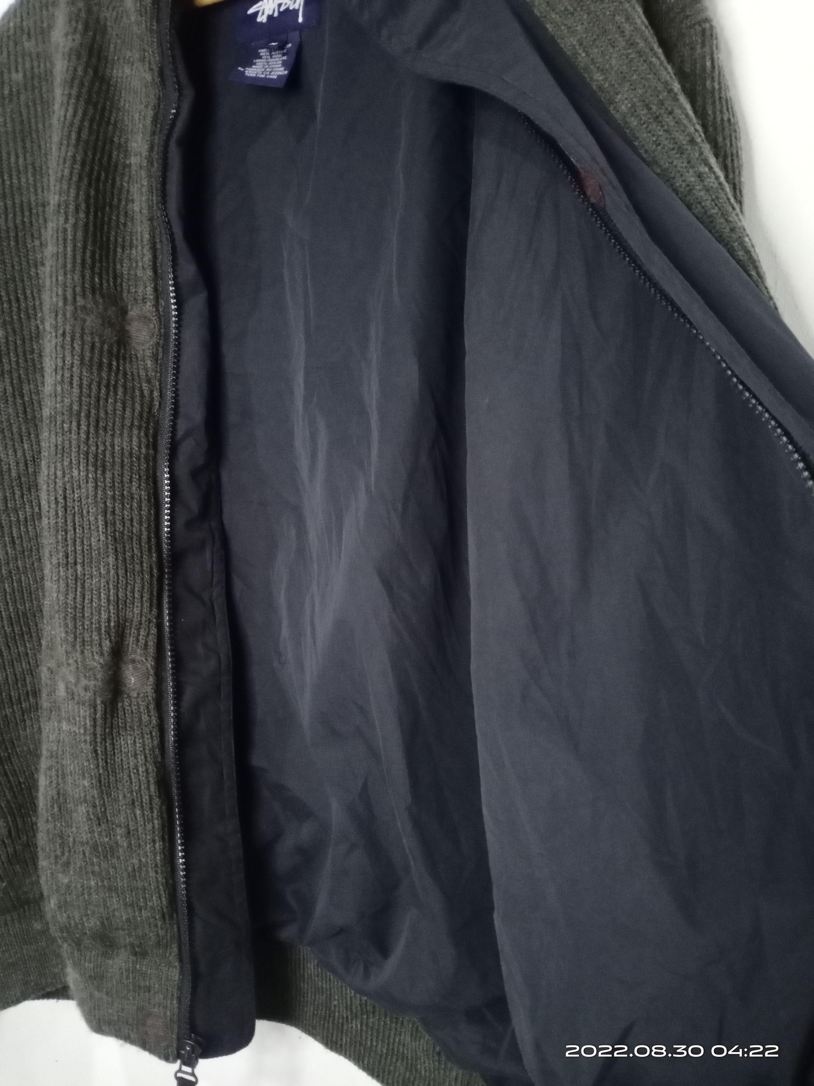 Stussy Vintage Stussy Wool Zipper Jacket Size US L / EU 52-54 / 3 - 6 Thumbnail