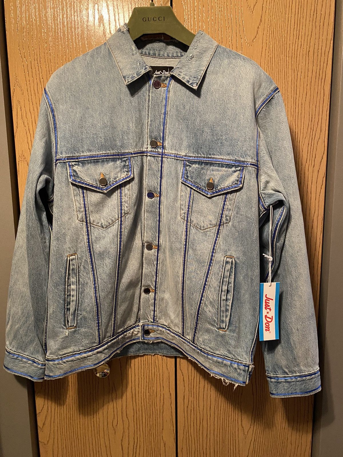 Just Don Just Don Denim Lightning Jacket Sz L Size US L / EU 52-54 / 3 - 4 Thumbnail