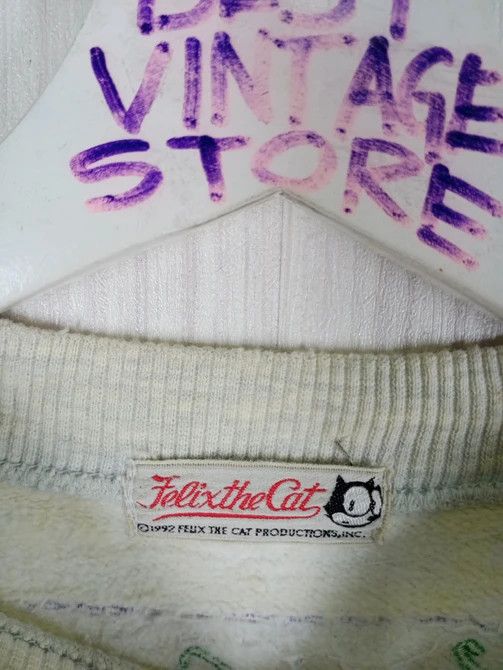 Cartoon Network Rare 1992 FELIX THE CAT Embroidered Big Logo Sweatshirt Size US M / EU 48-50 / 2 - 5 Thumbnail