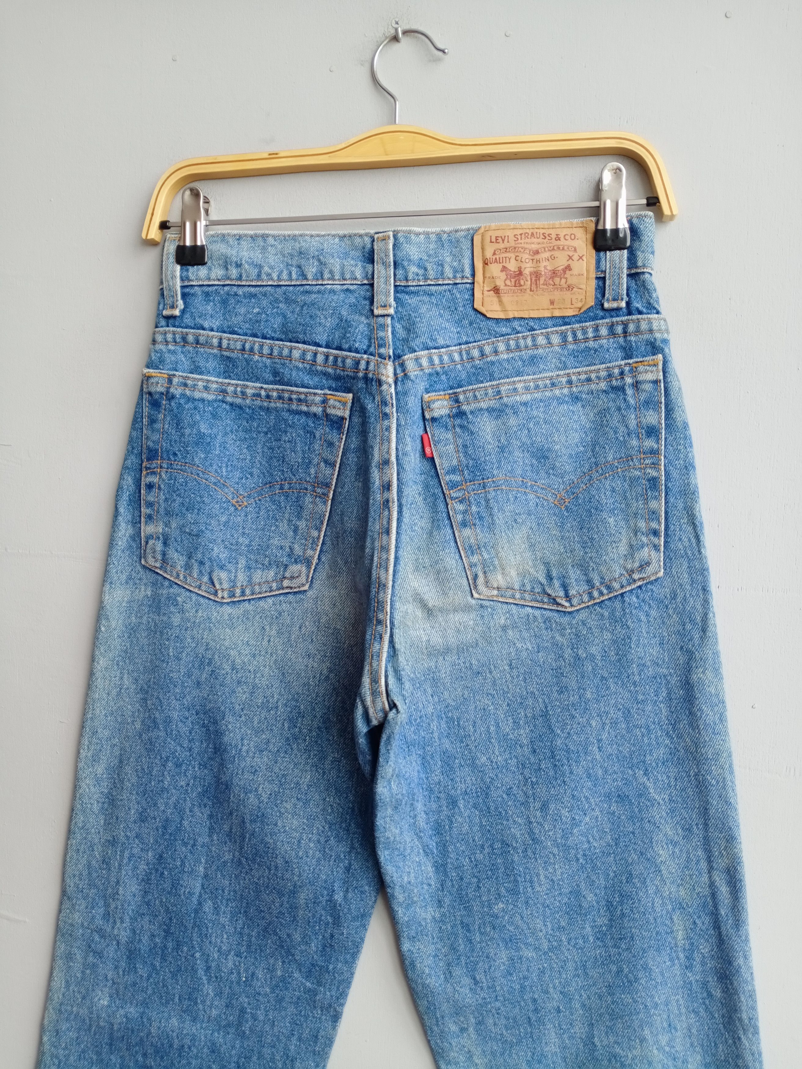 Levi's 💥RARE💥Vintage Levis 510 High Rise Medium Wash Jeans Size US 27 - 9 Thumbnail