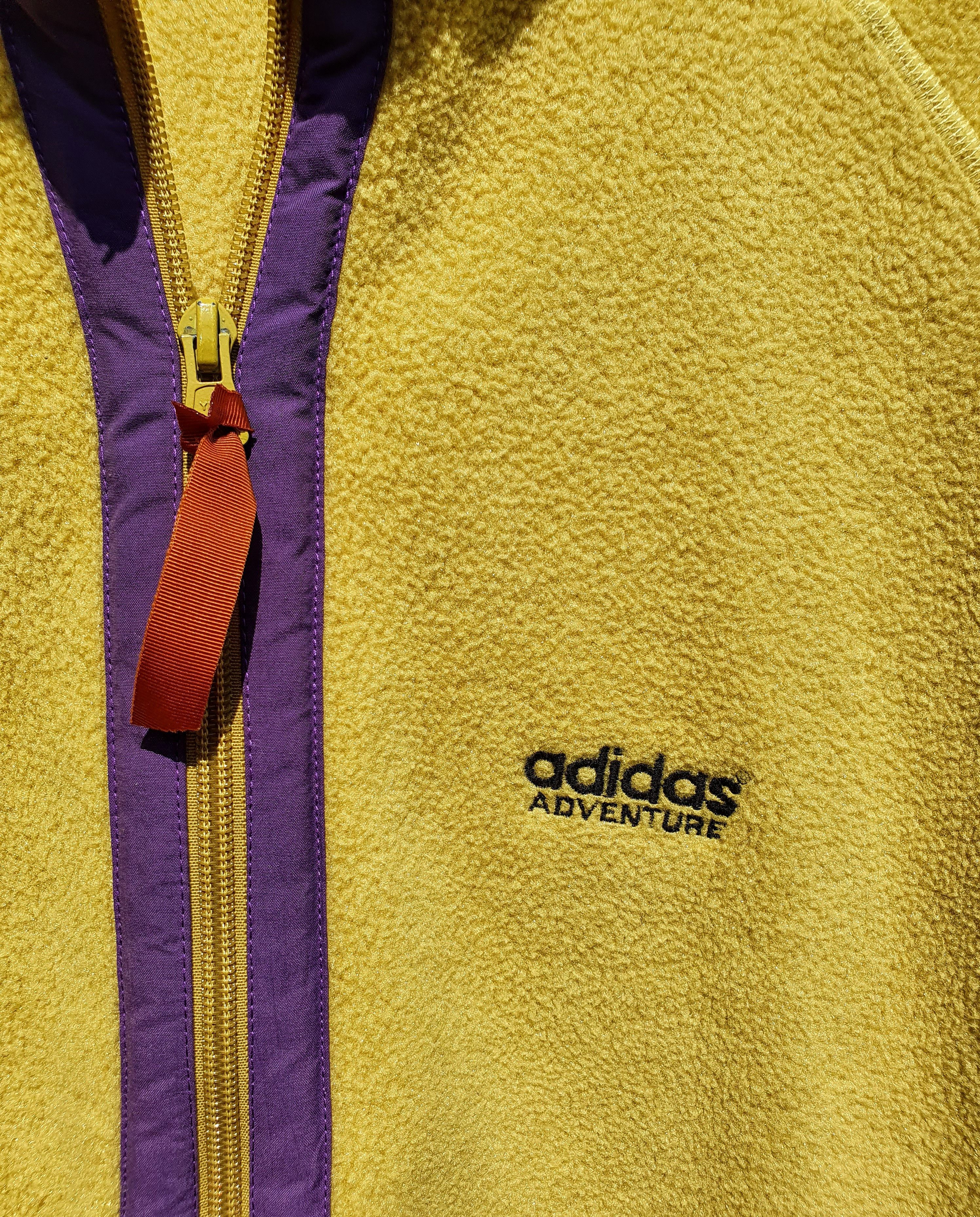 Adidas × Vintage 90s Rare Adidas Adventure fleece jacket PATAGONIA style Size US L / EU 52-54 / 3 - 10 Thumbnail