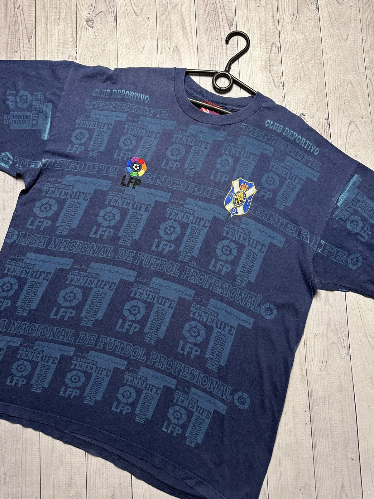 Vintage Vintage Soccer tee Deportivo Tenerife jersey LFP monogram Size US XL / EU 56 / 4 - 2 Thumbnail
