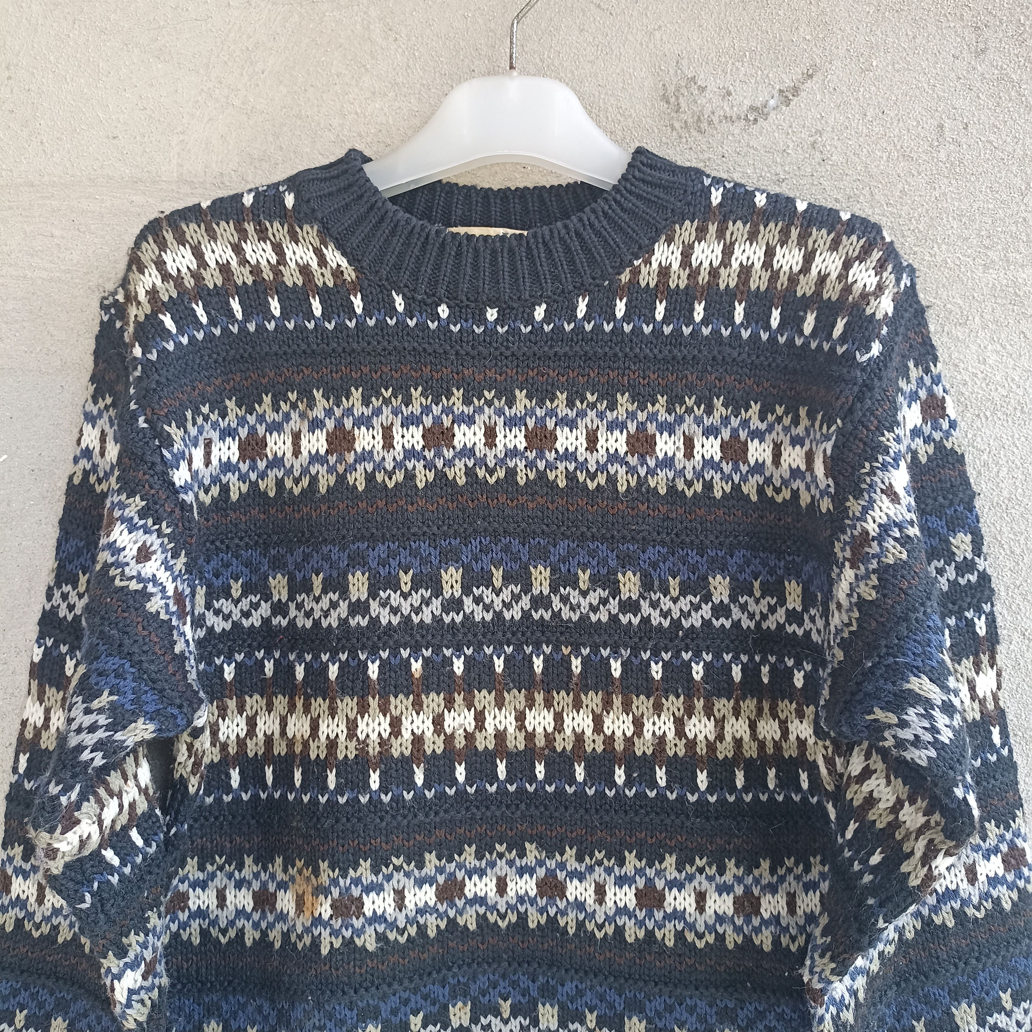Japanese Brand Art Nine & Fifteen Stripe Knitwear Jumper Size S / US 4 / IT 40 - 2 Thumbnail