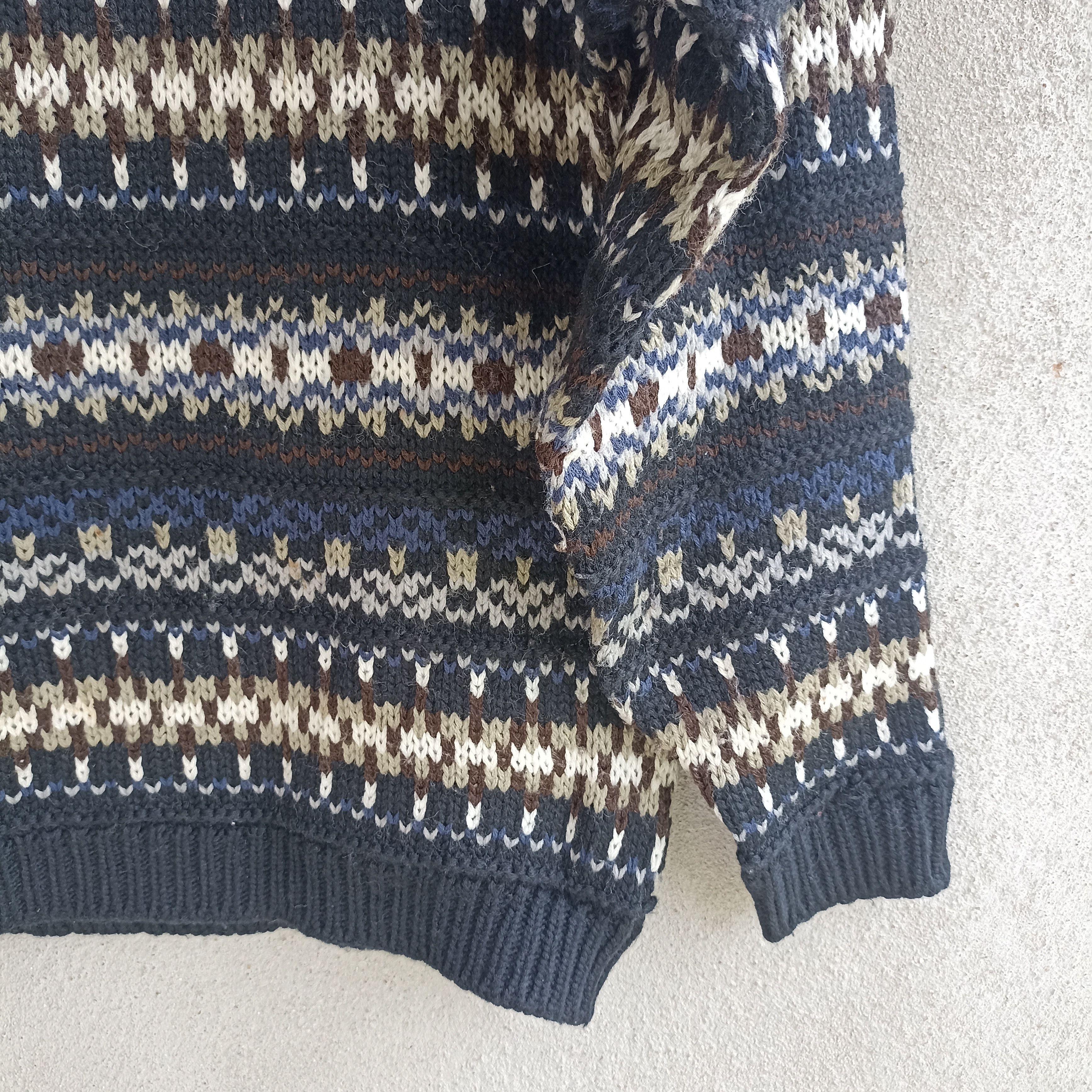 Japanese Brand Art Nine & Fifteen Stripe Knitwear Jumper Size S / US 4 / IT 40 - 7 Thumbnail